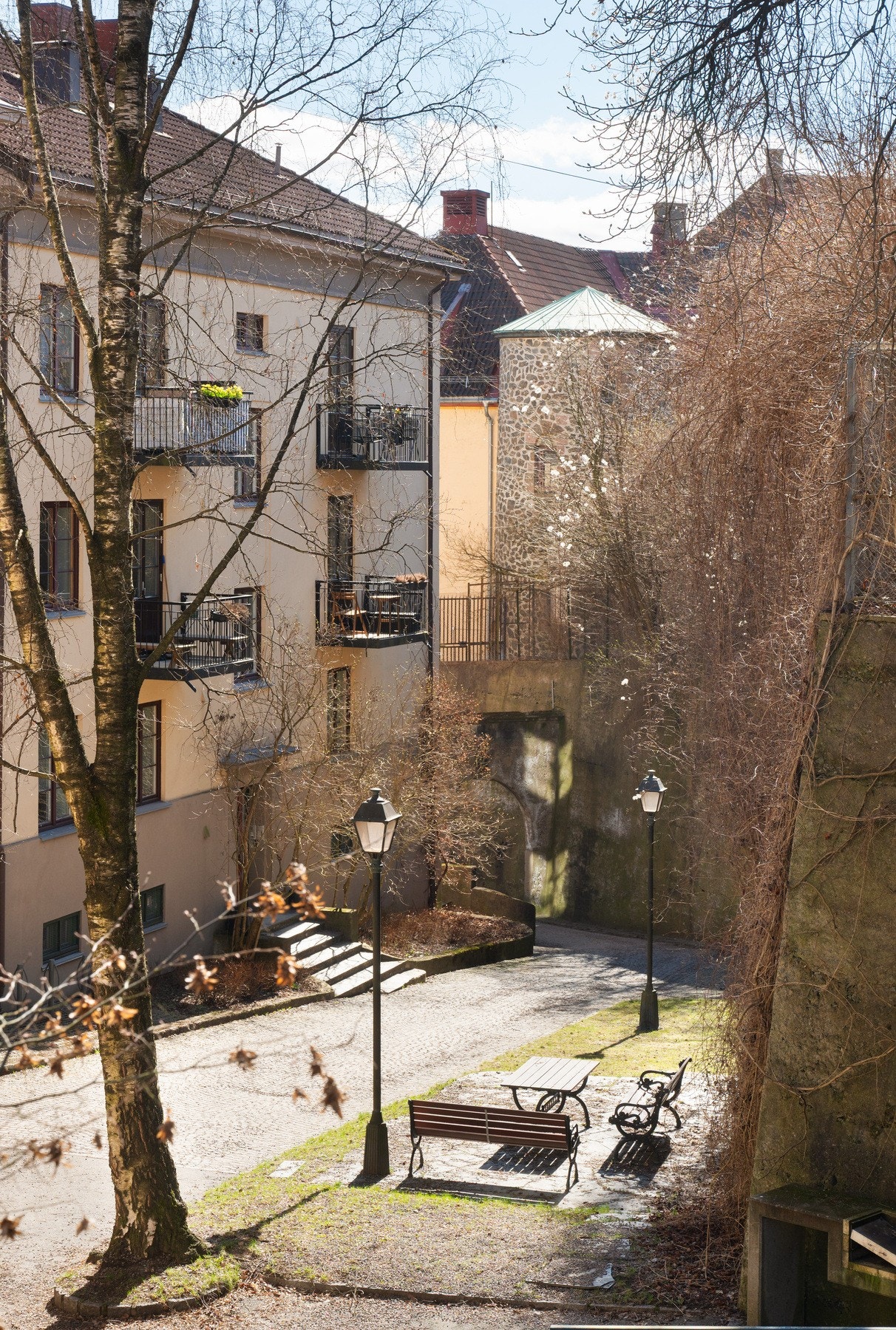 Hyggelig utsyn fra leiligheten Galleribilde