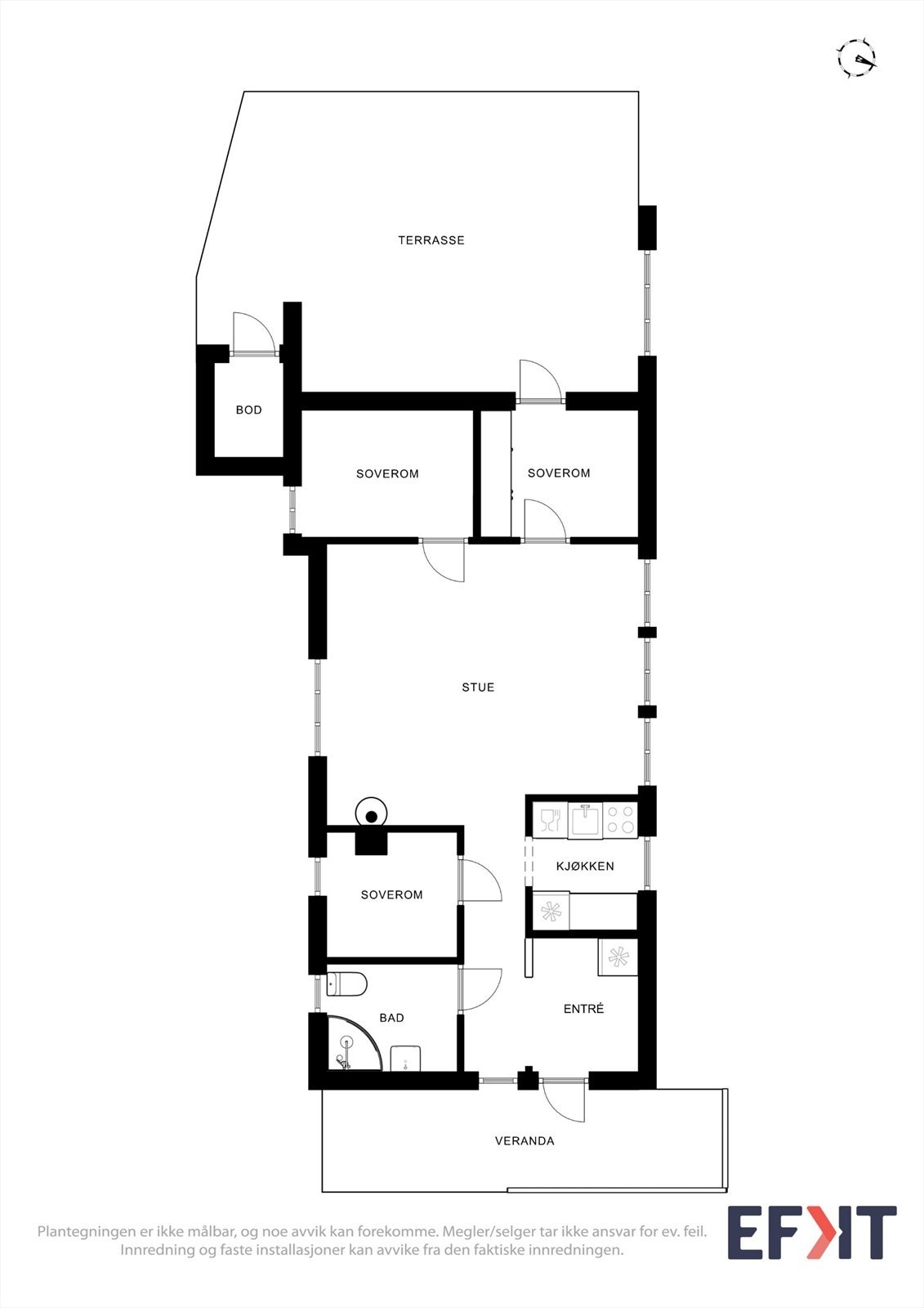 Plantegning Galleribilde
