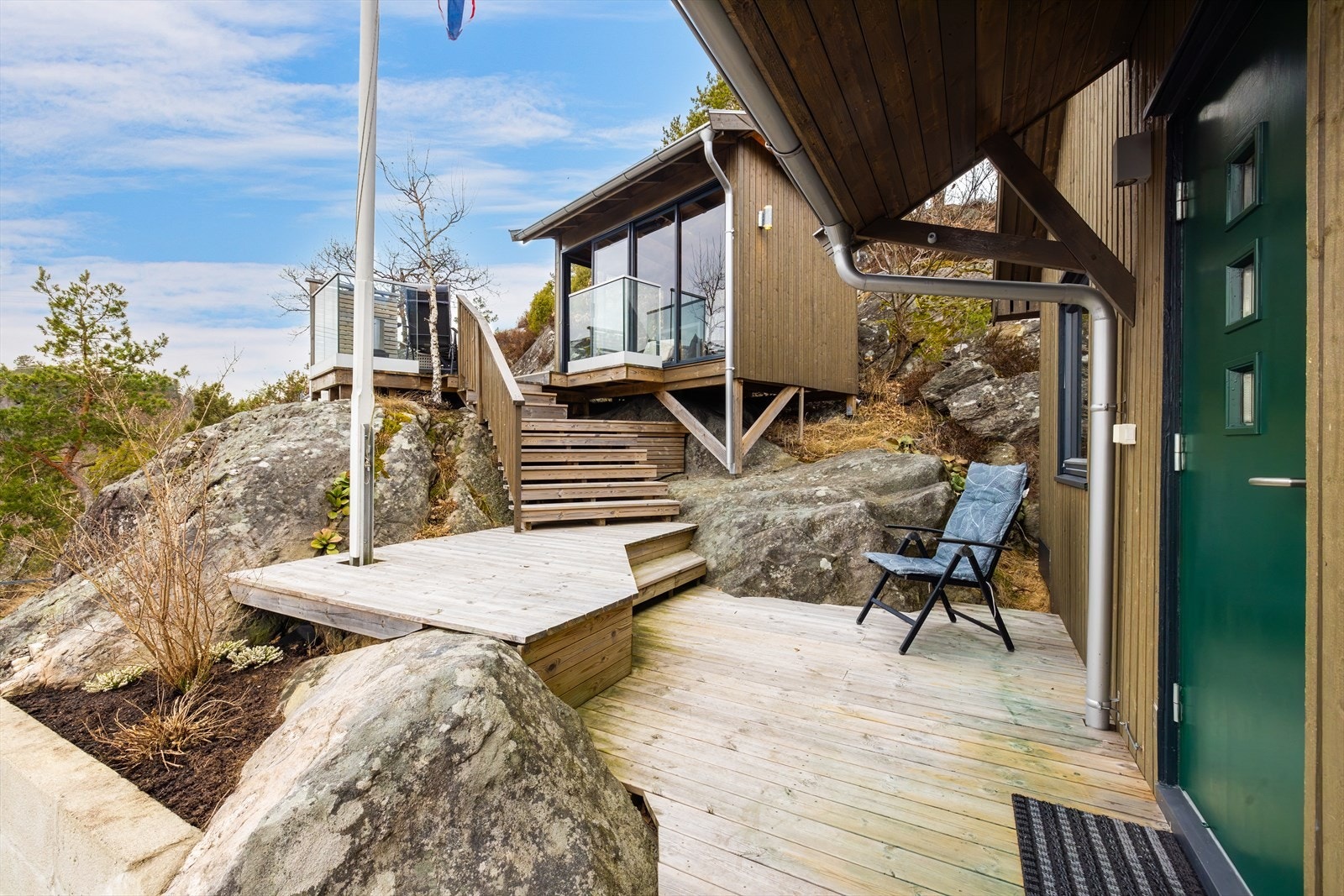Pent opparbeidet uteområde Galleribilde