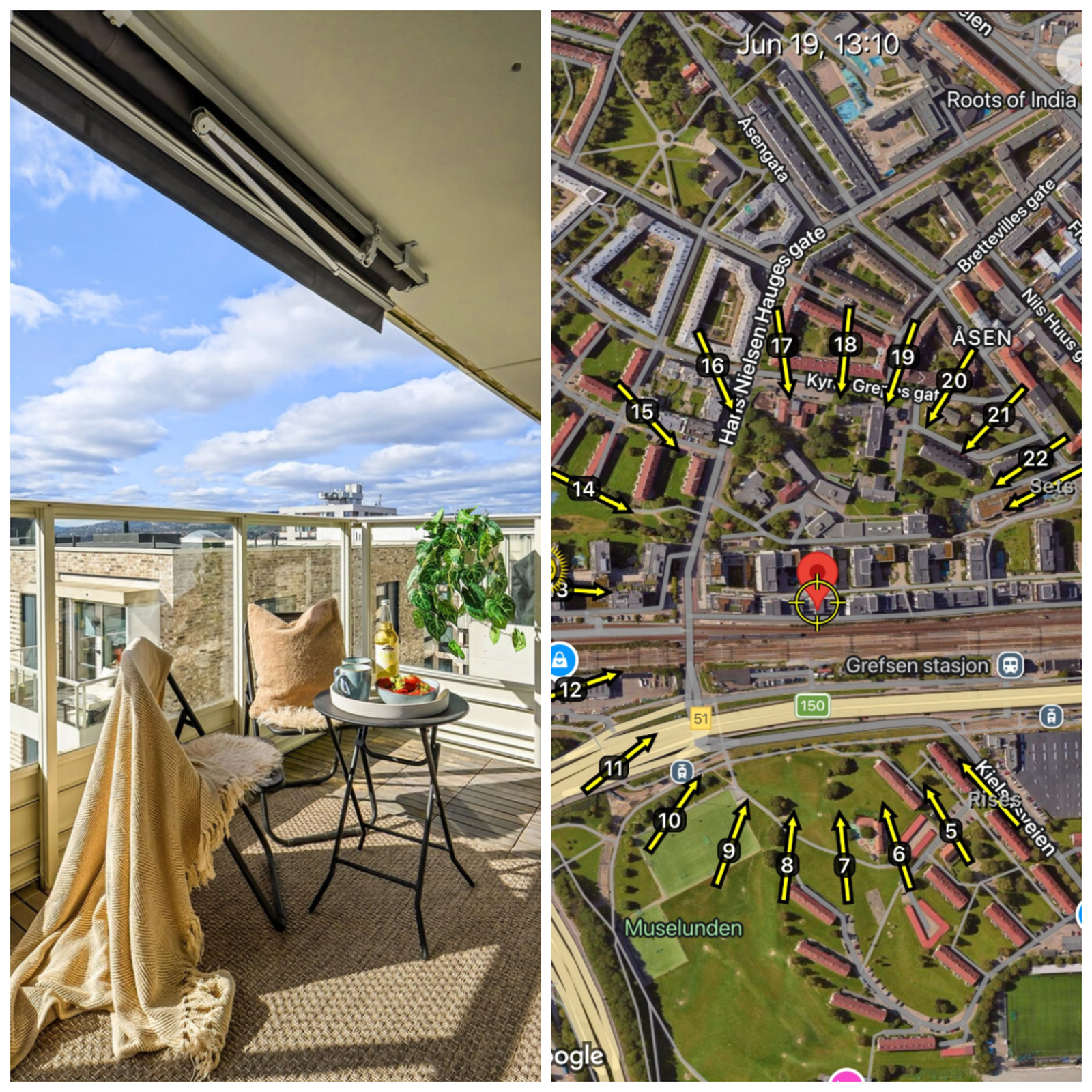 Solforhold midt på sommeren. Galleribilde