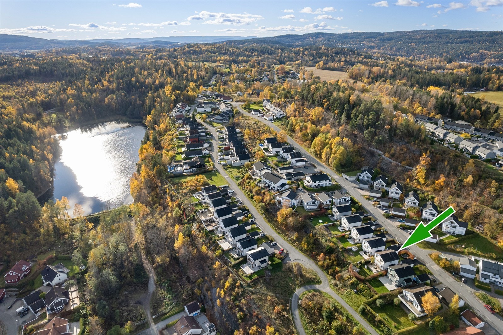 Dronebilde Galleribilde