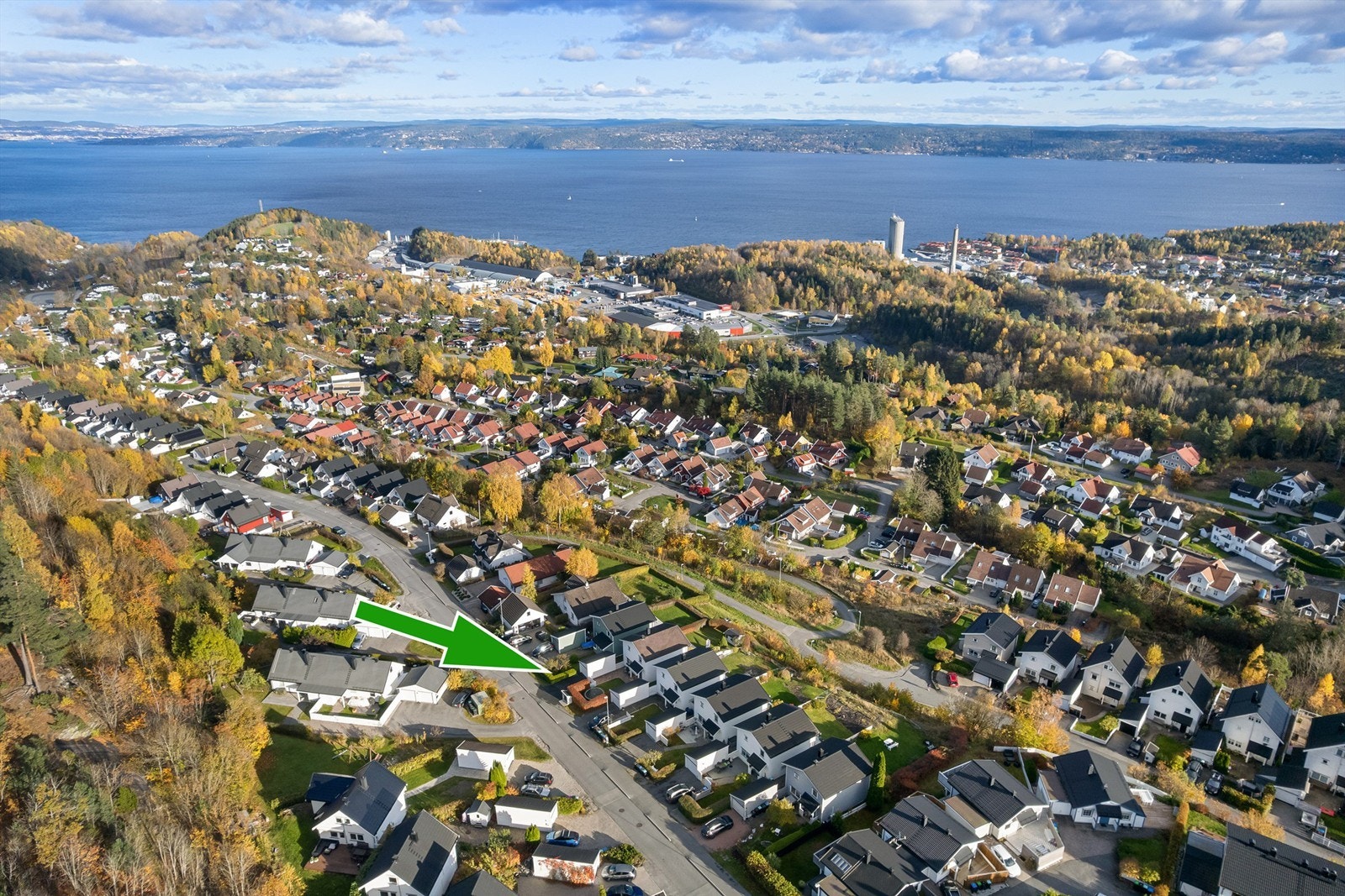 Dronebilde Galleribilde