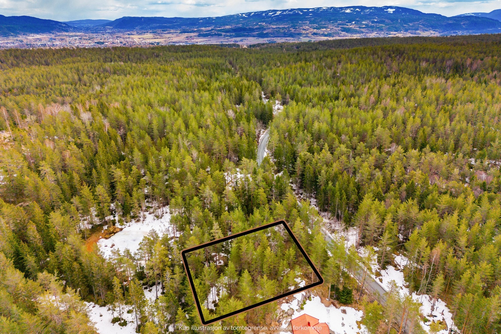 Ubebygd fritidstomt på 1004,4 kvm med lett tilgjengelighet. Galleribilde