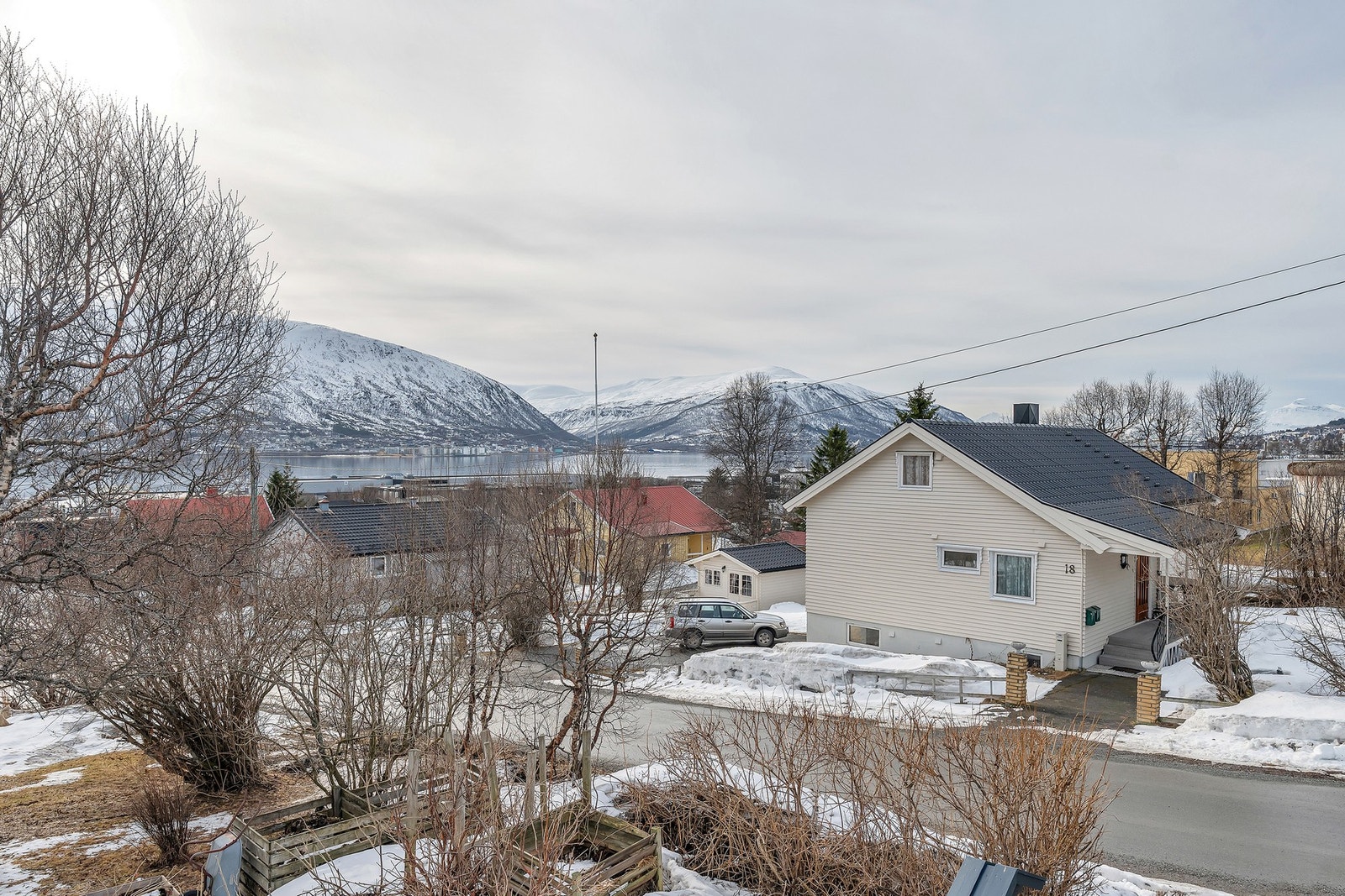 Utsikt fra balkong. Galleribilde