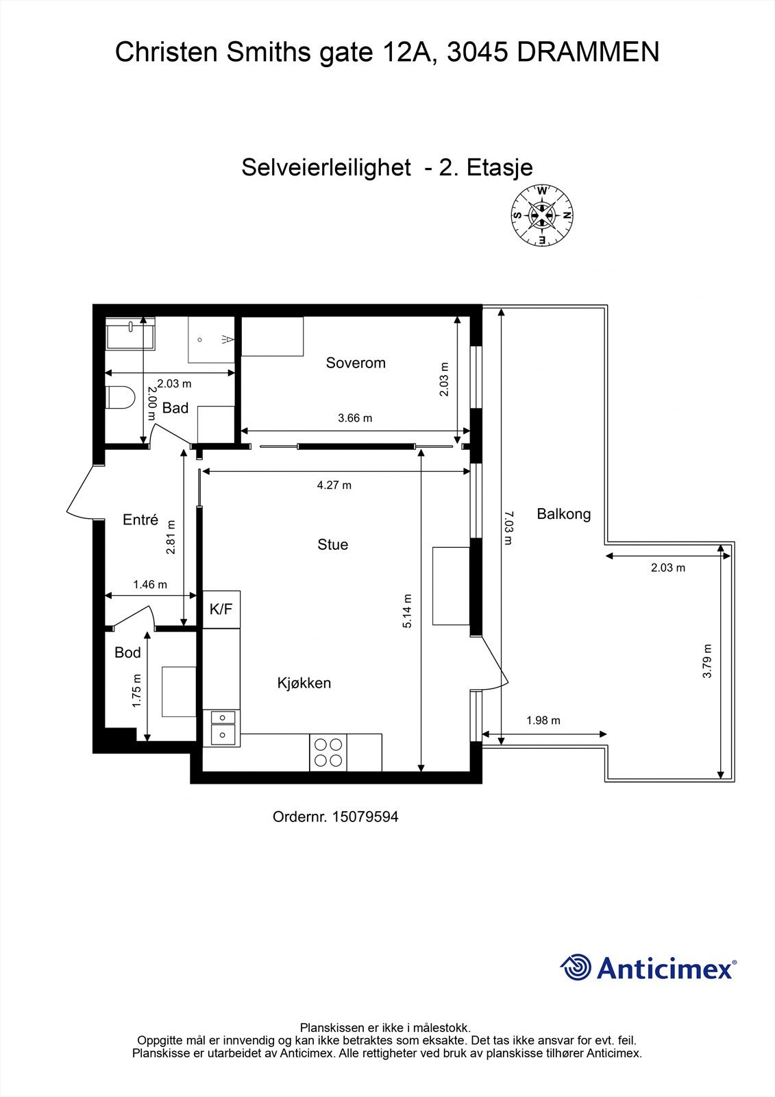 Plantegning - 2. etasje Galleribilde