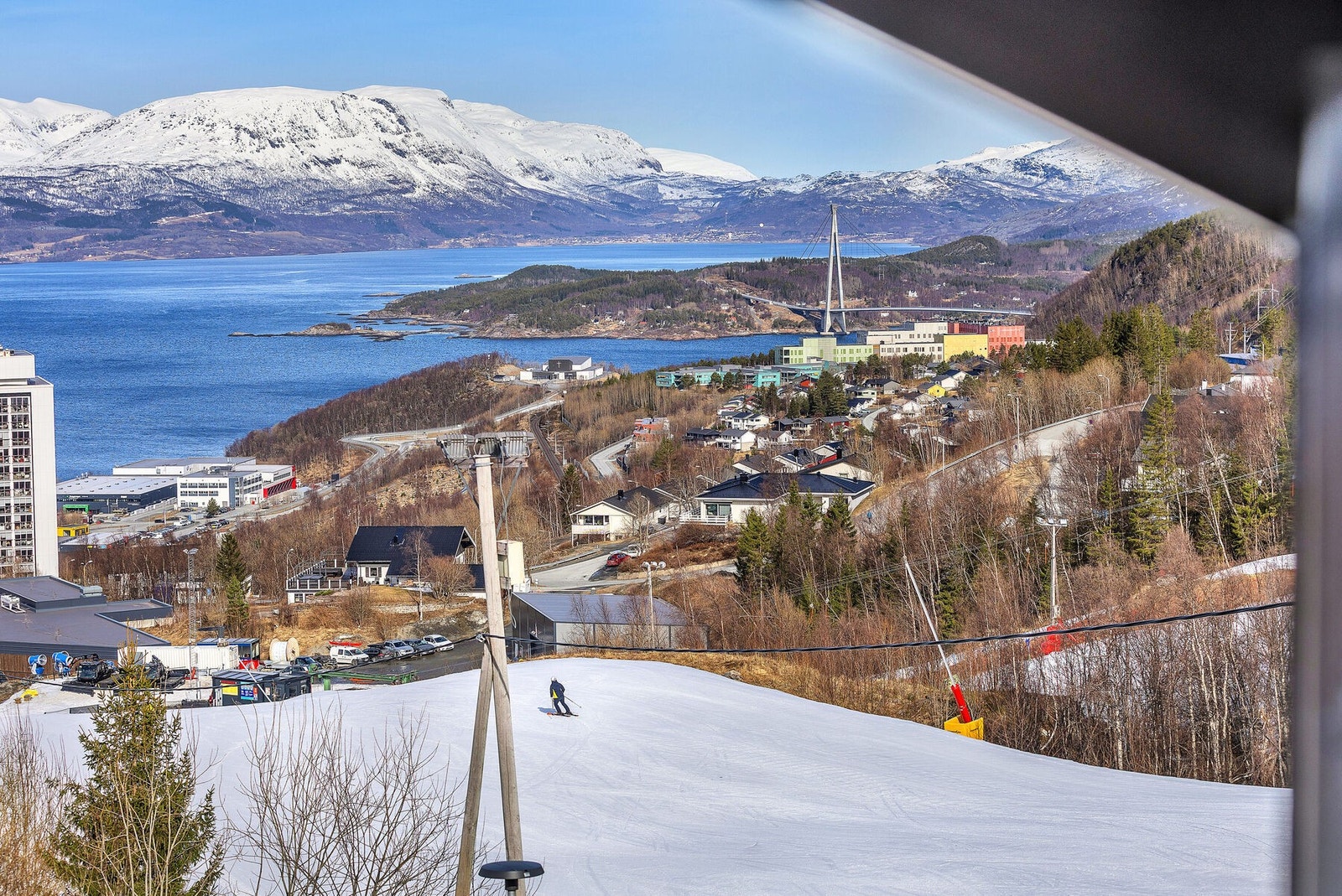 Utsikt fra veranda på loftet Galleribilde