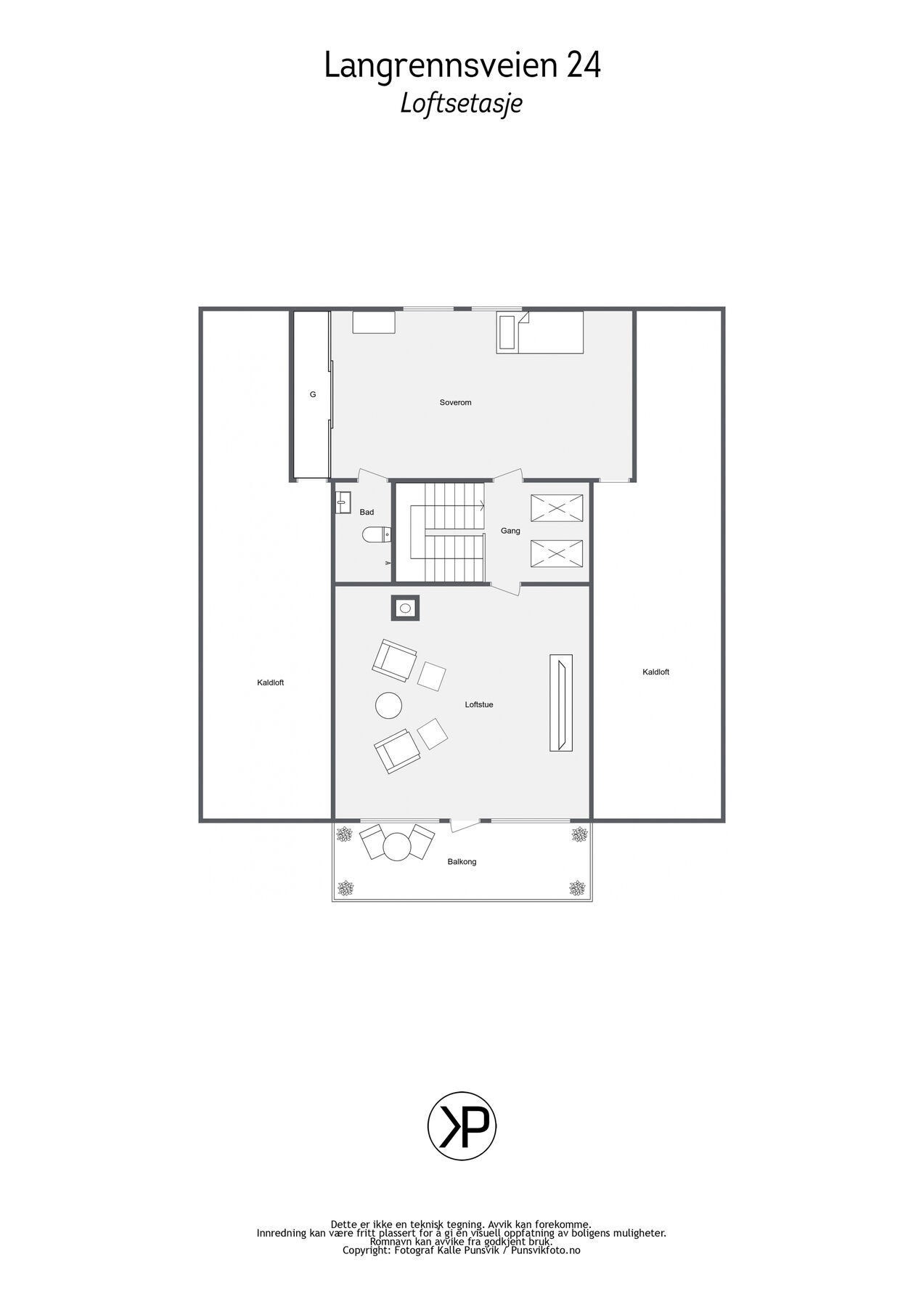 Loftstue Galleribilde