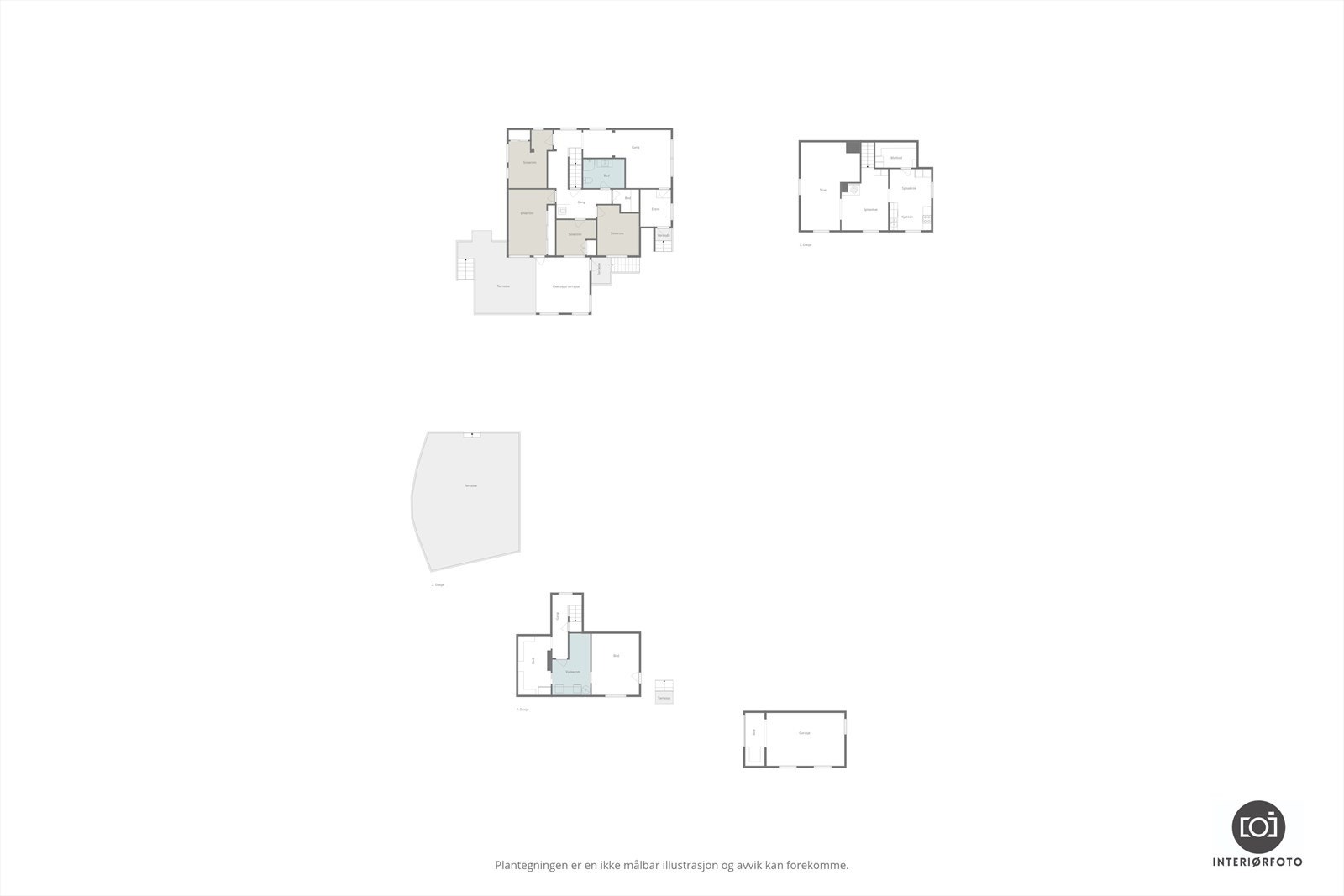 Plantegning Galleribilde