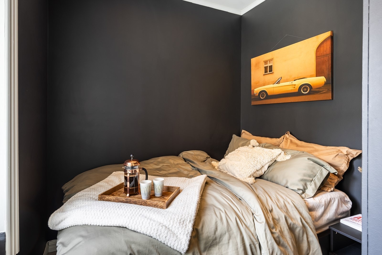 Soverommet i leiligheten strekker seg over 6 m². Galleribilde
