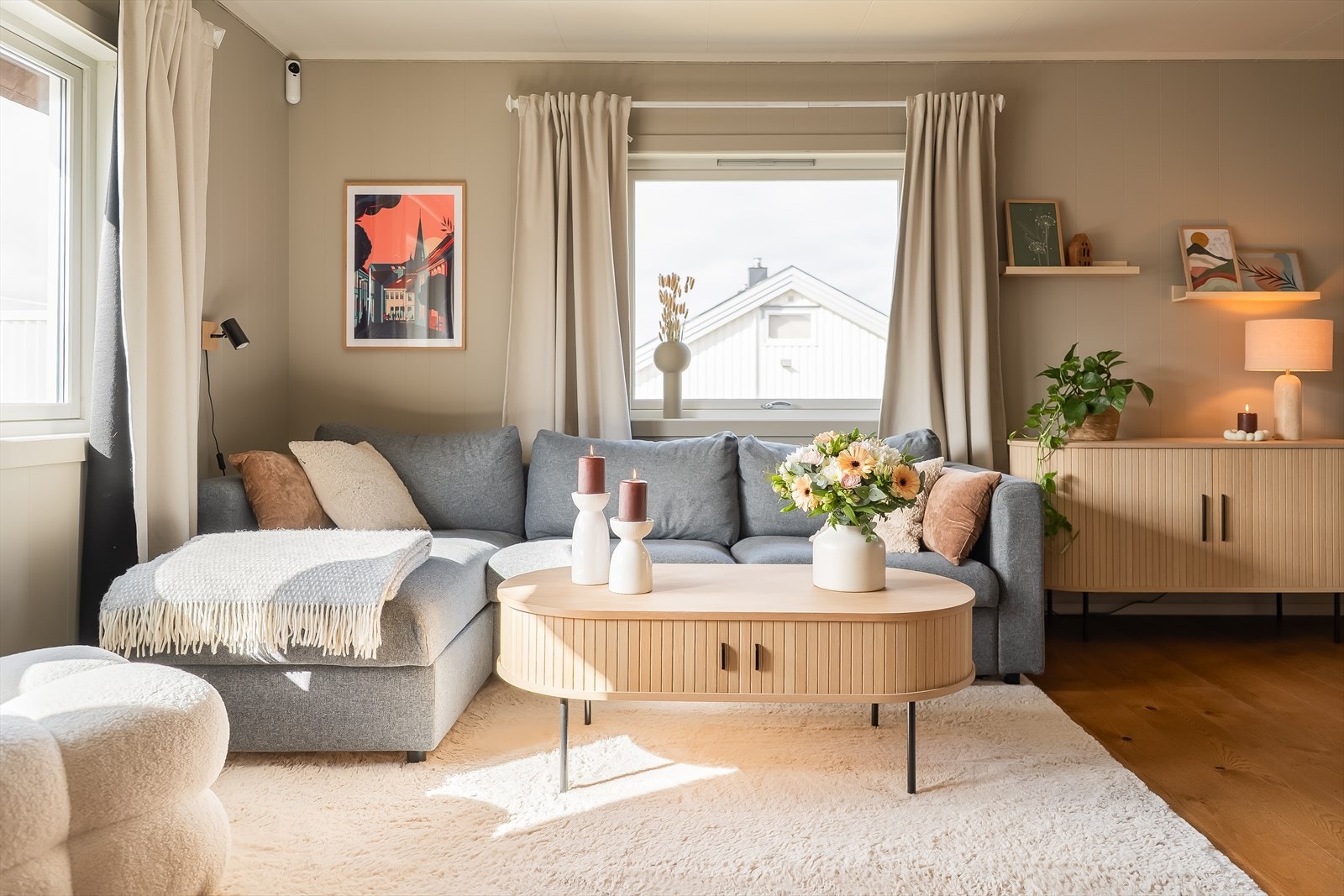 En lys og innbydende 2-roms med attraktiv beliggenhet på Dalen/Liljendal. Galleribilde