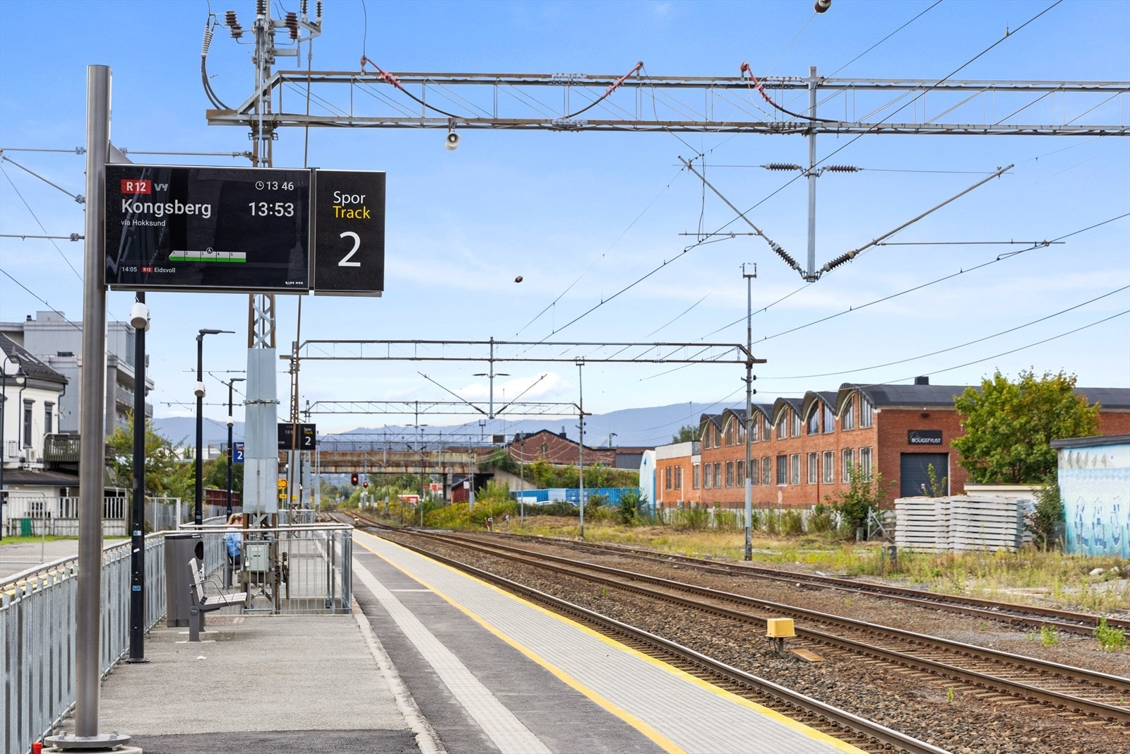 Togforbindelse fra Mjøndalen sentrum med avgang 2 ganger i timen til og fra Oslo i rushtiden, samt videre til Gardermoen Galleribilde