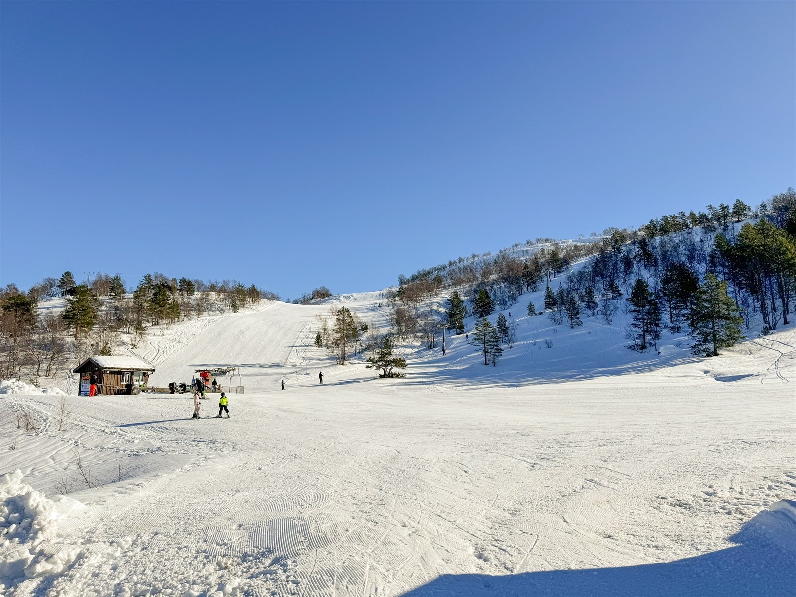 Alpinbakken like ved. Galleribilde