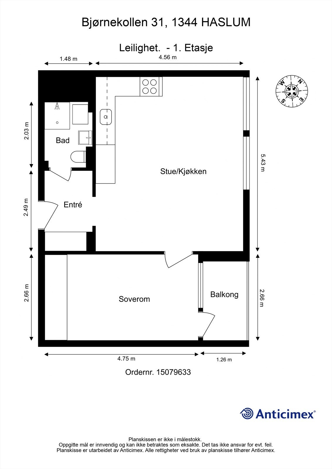 Plantegning Galleribilde