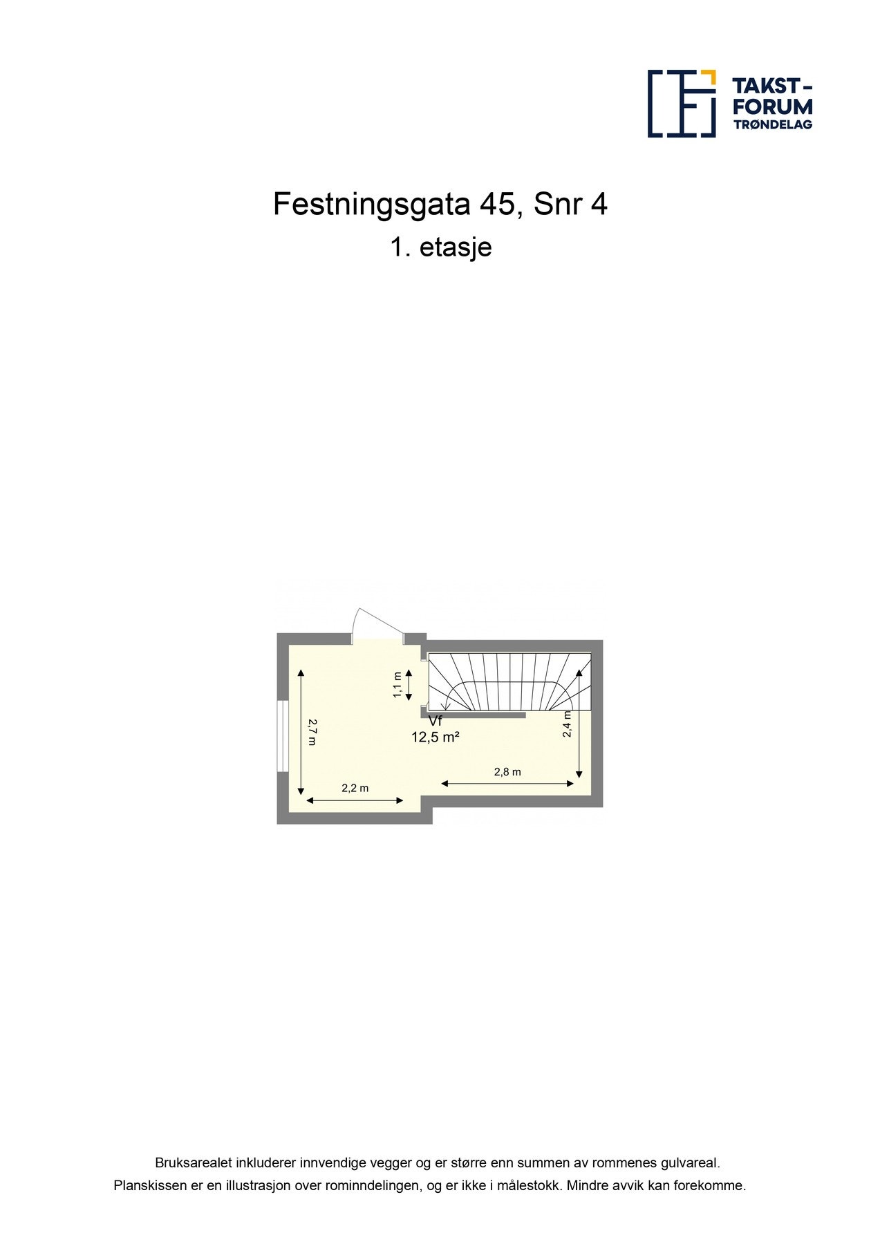 Planskisse 1. etasje. Galleribilde