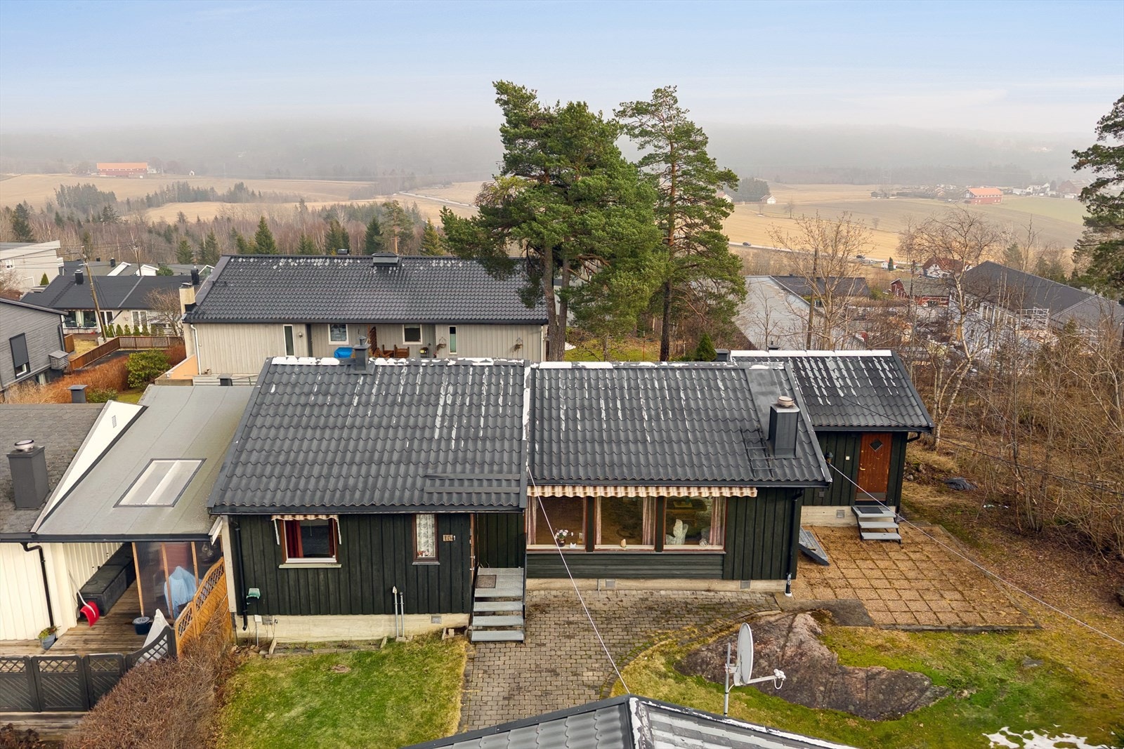 Her får du et et innholdsrikt enderekkehus med alt på ett plan. Galleribilde