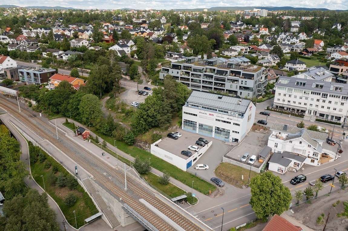 Bygget ligger i Sæterkrysset, hjertet av Nordstand. Galleribilde