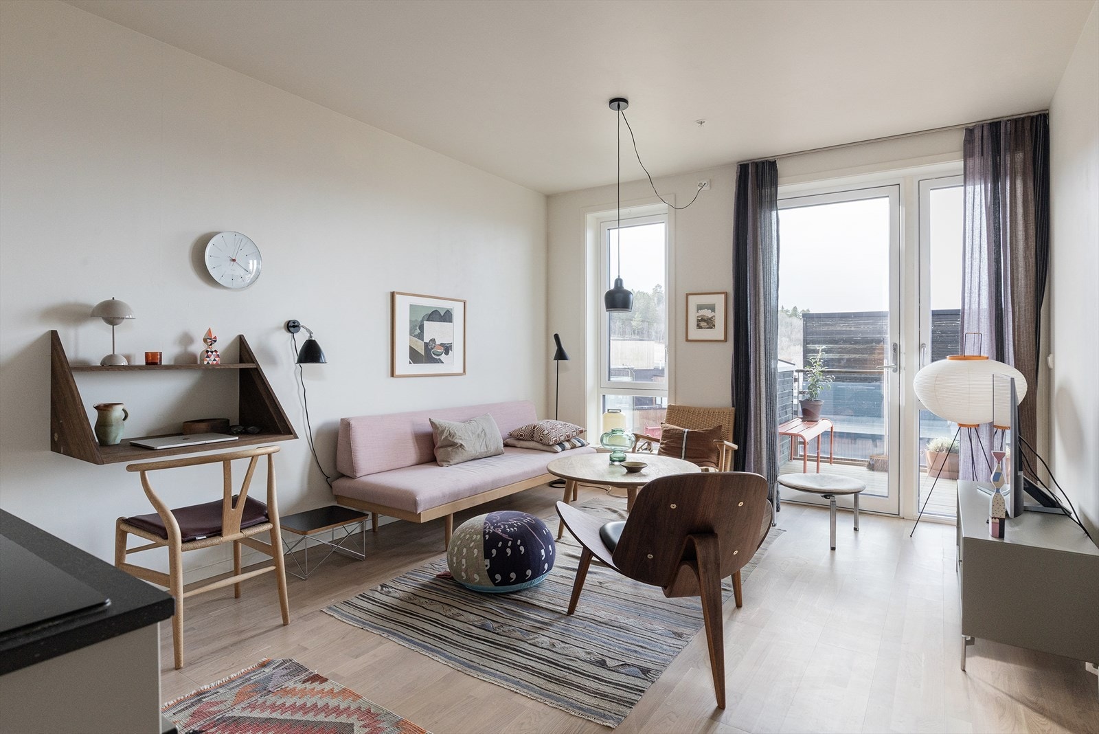 En gjennomført og moderne 2-roms andelsleilighet. Galleribilde