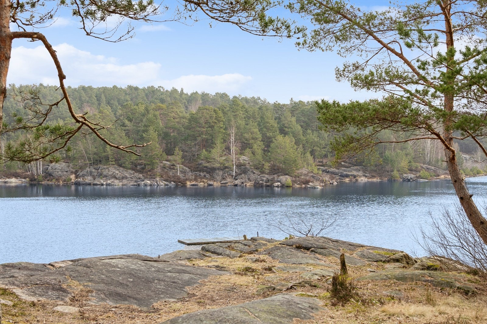 Nærområdet byr på gode rekreasjonsmuligheter ved vannet. Galleribilde