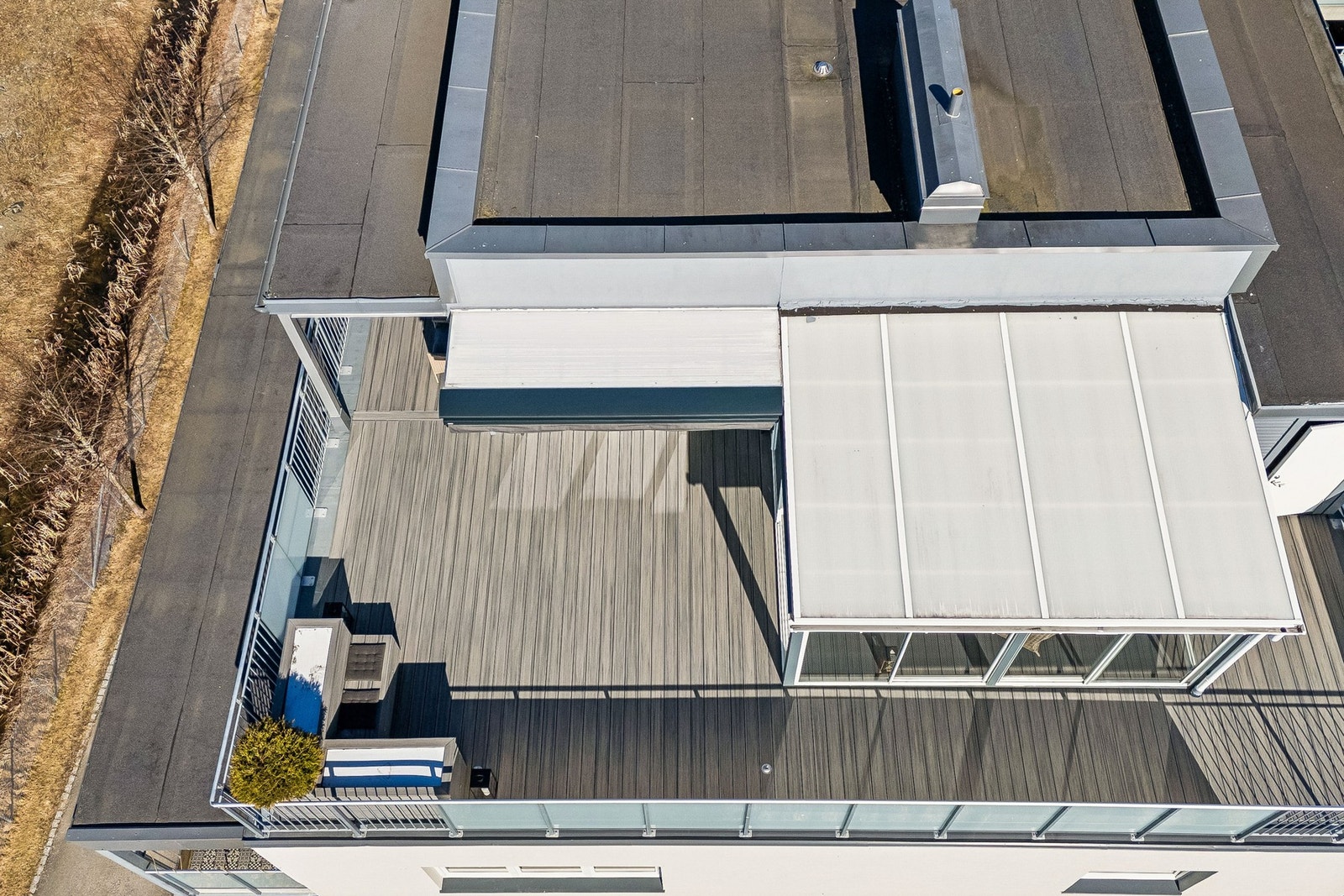 Oversikt over takterrassen. Galleribilde