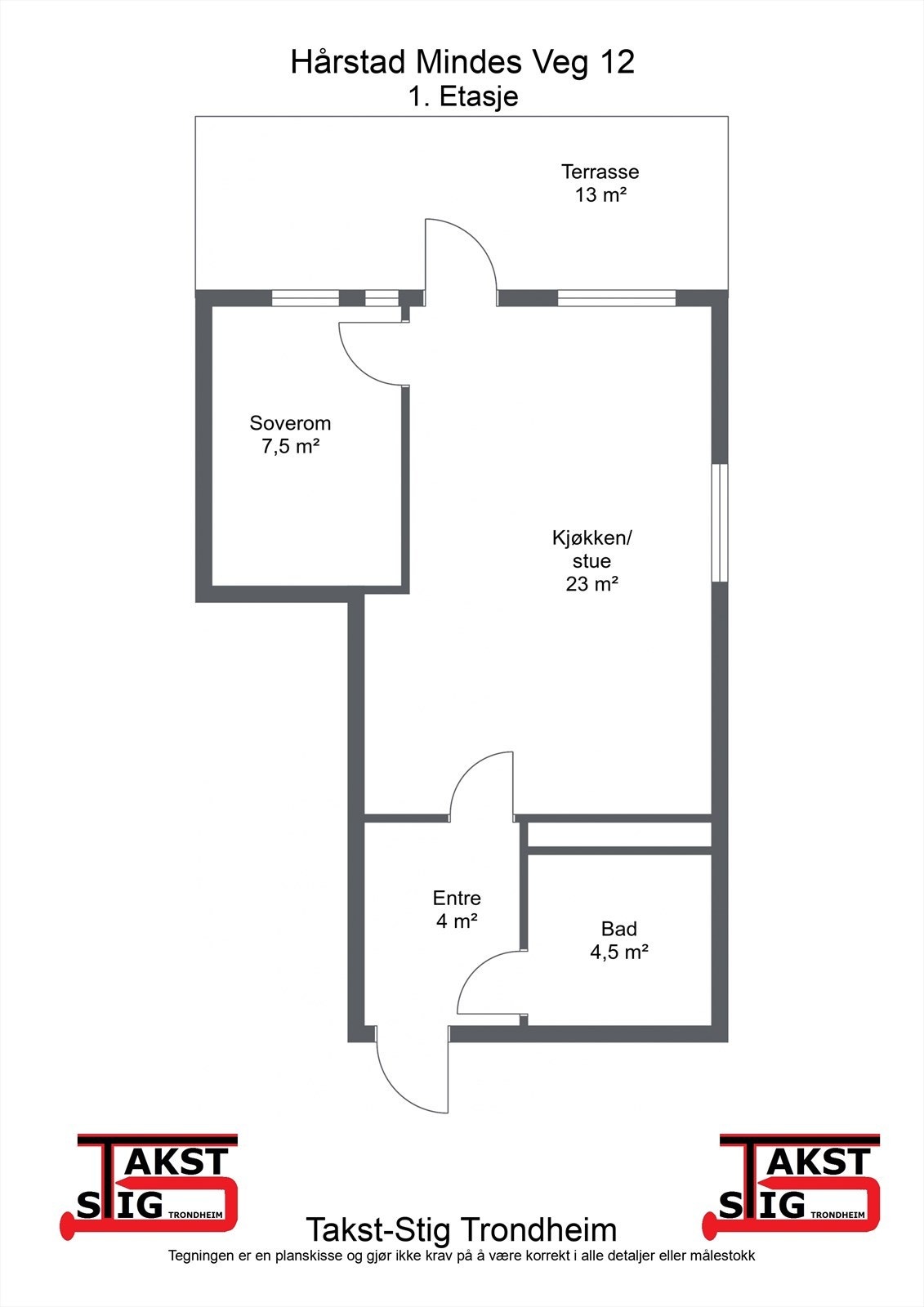 Planskisse - 1. etasje Galleribilde