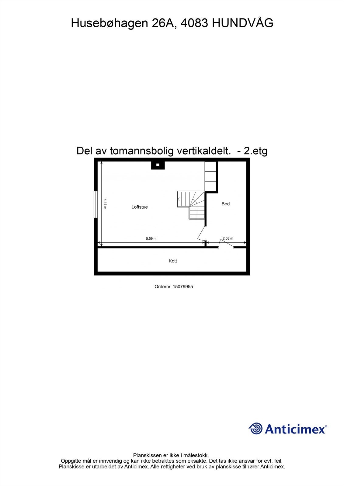 Plantegning 2. etasje. Galleribilde