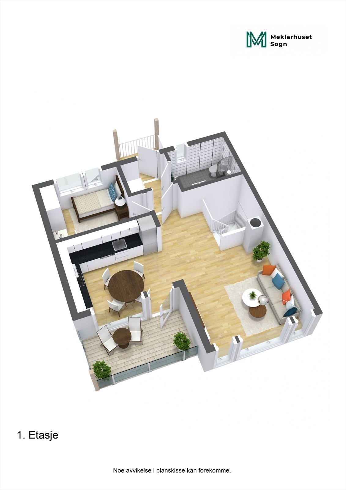 Planteikning 3D Galleribilde
