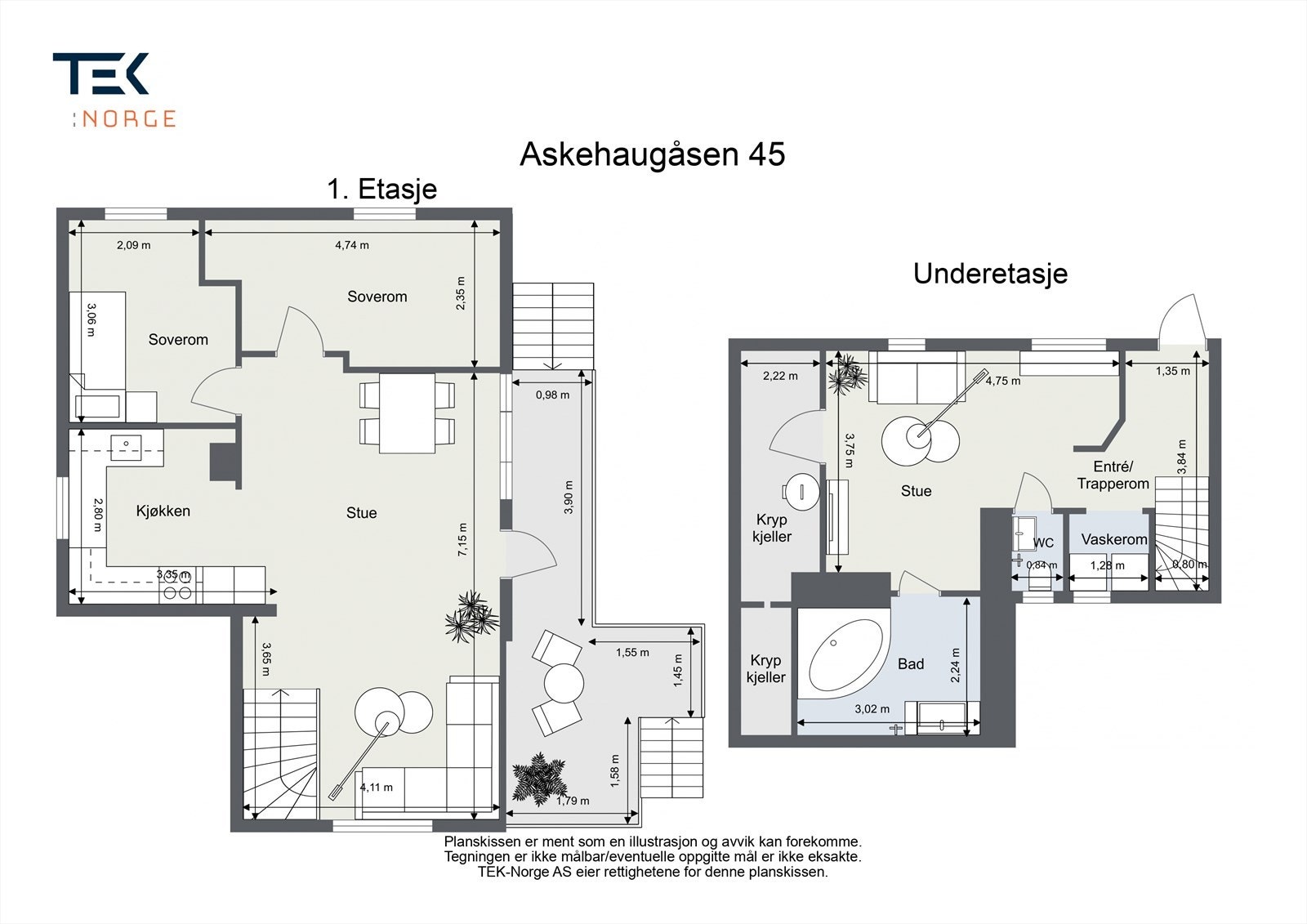 Plantegning. Galleribilde