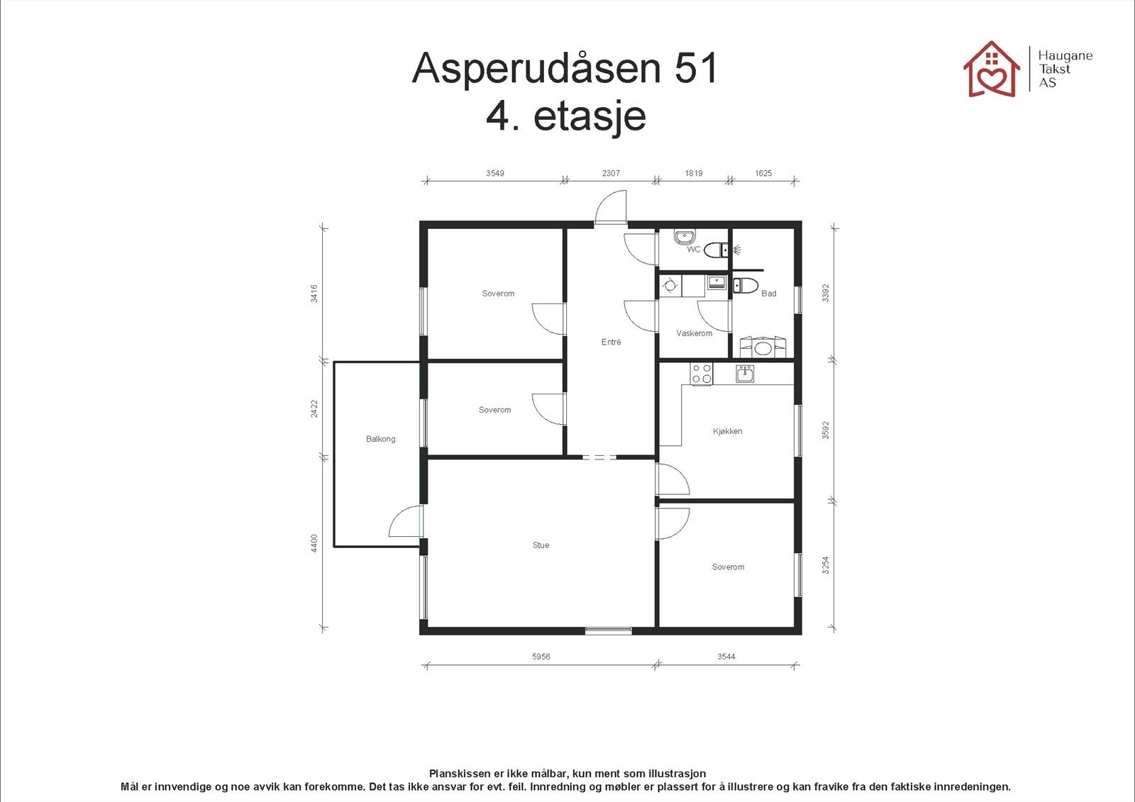 Asperudasen 51 Plantegning Galleribilde