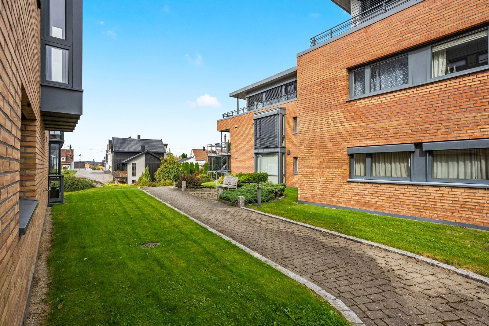 Pent opparbeidede fellesarealer Galleribilde