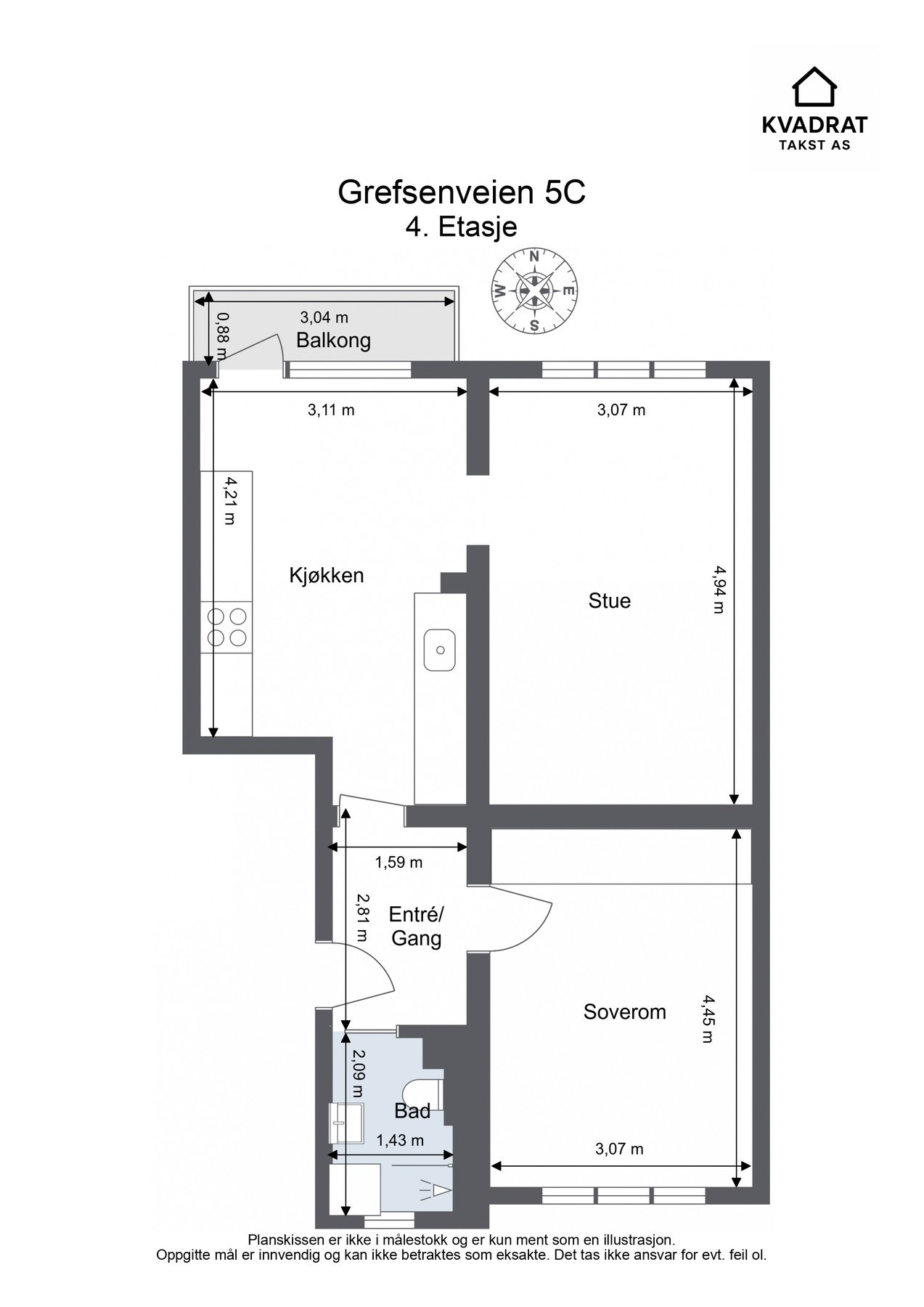 Plantegning | 4. etasje Galleribilde