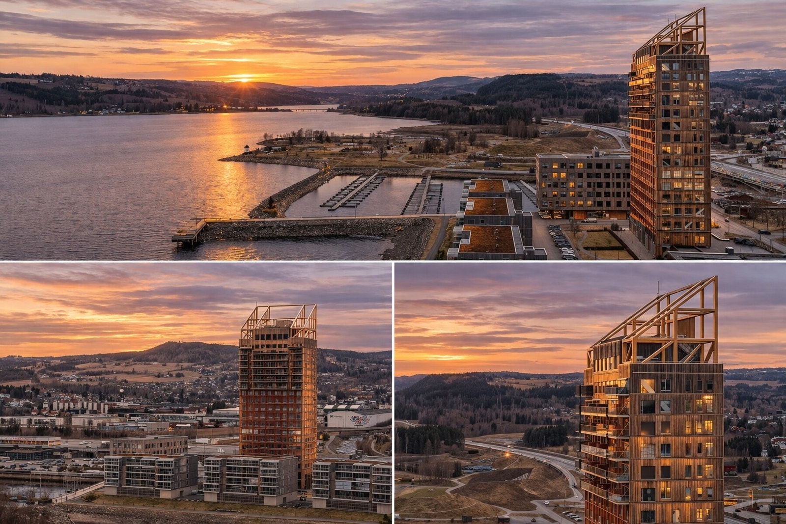 Velkommen til en moderne leilighet i 13. etasje av Mjøstårnet! Galleribilde
