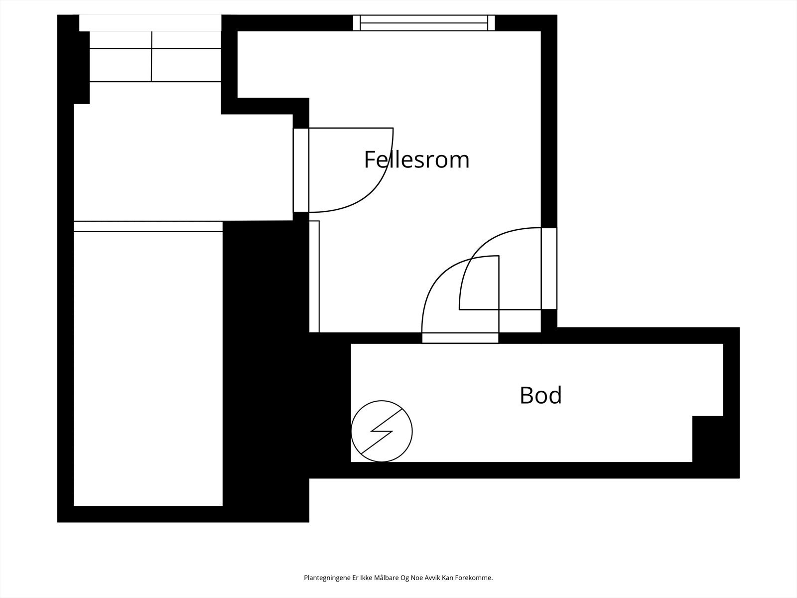 Leiligheten disponerer en bod på 4 m² i kjeller. Her er også varmtvannsberederen fra 2019 plassert. Galleribilde