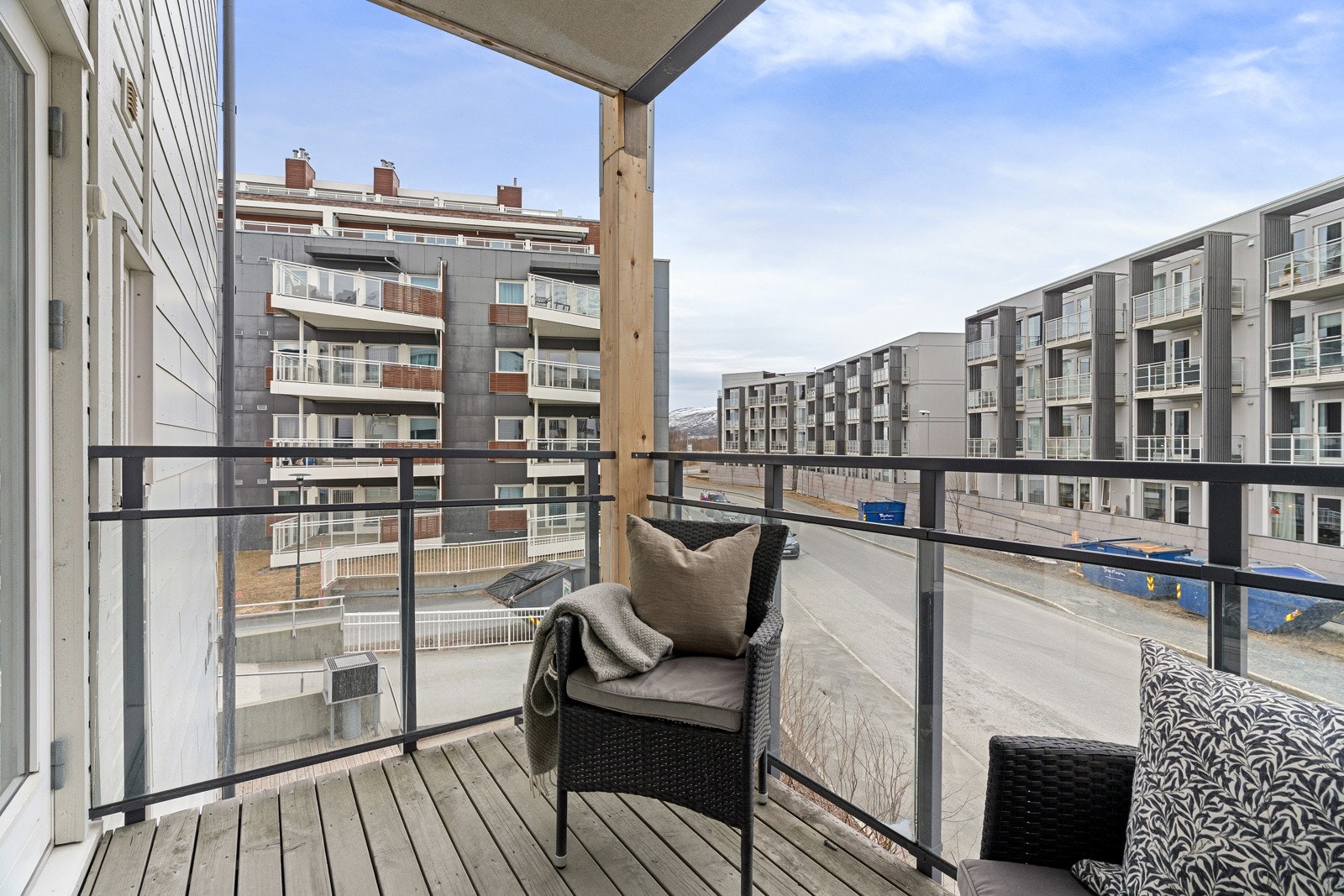 Det er også tilgang til felles takterrasse!