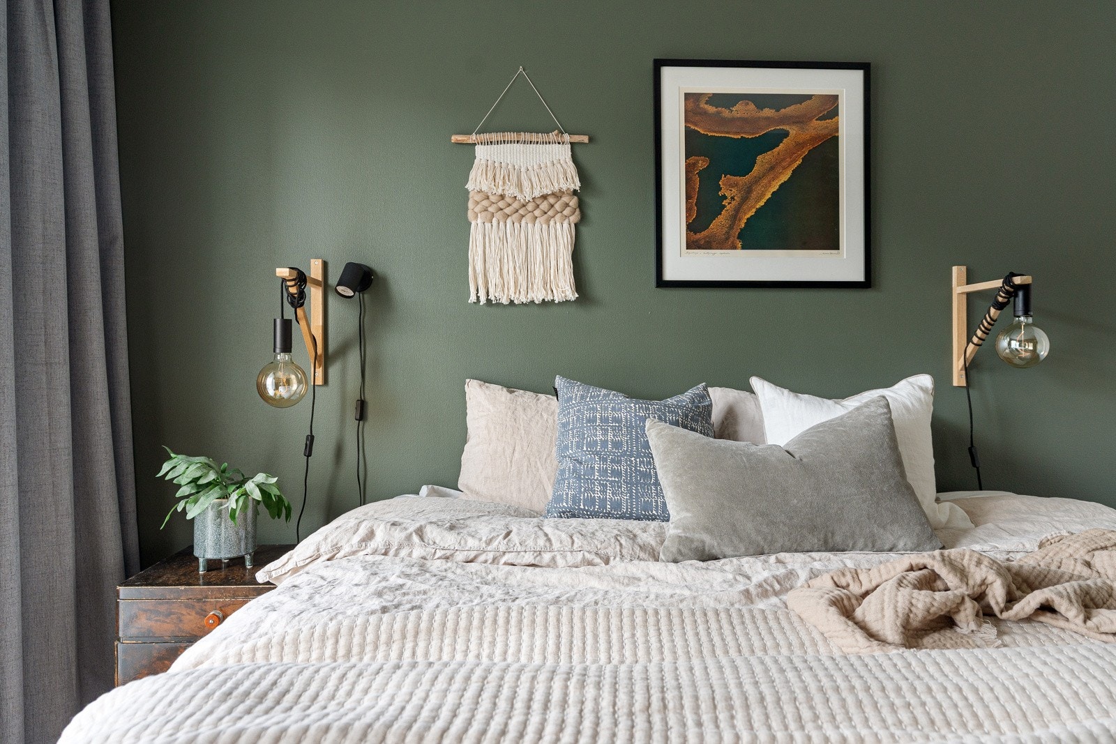 Behagelig fargevalg og godt med lysinnslipp.