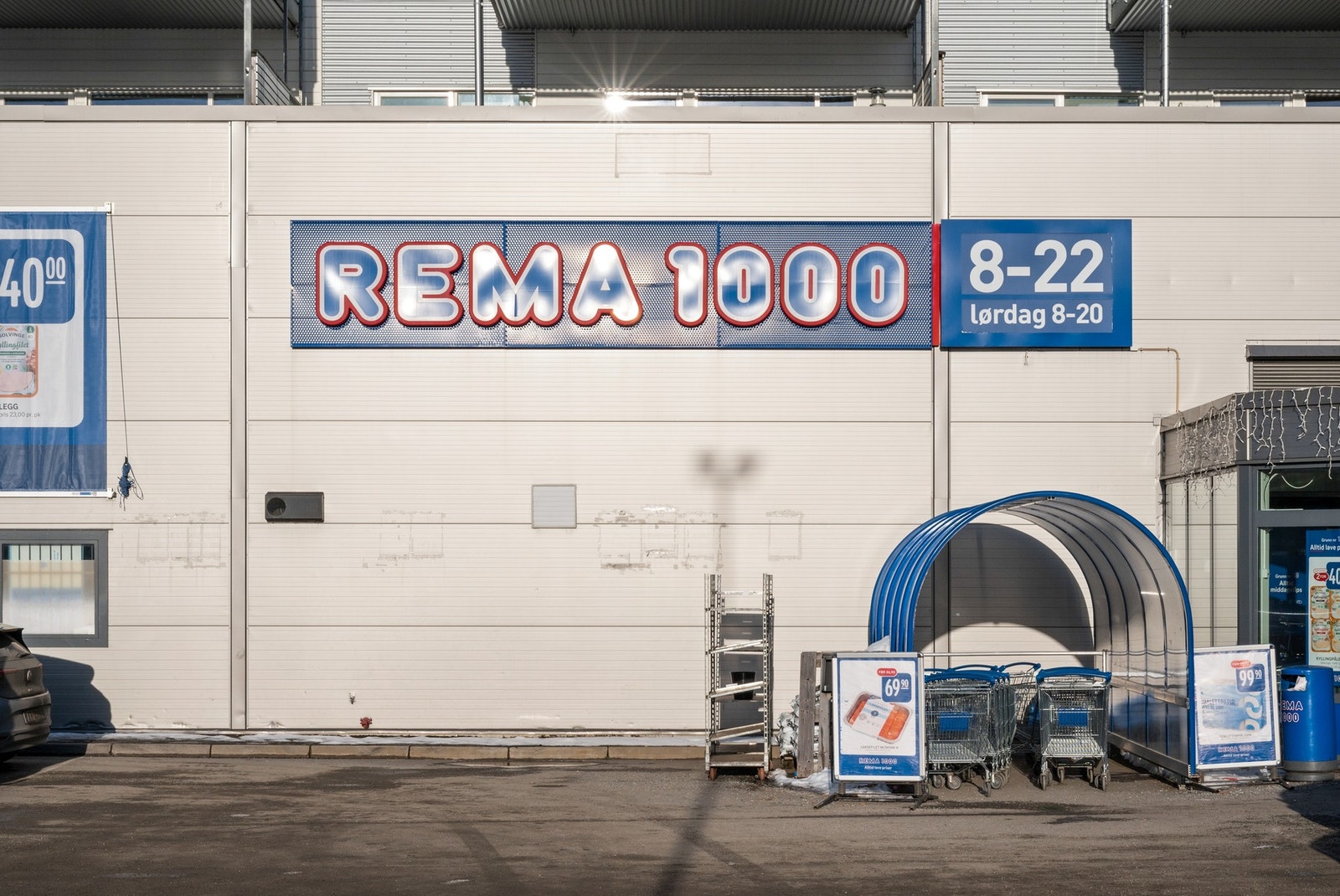 Her finner du også Rema1000 dagligvare. Galleribilde