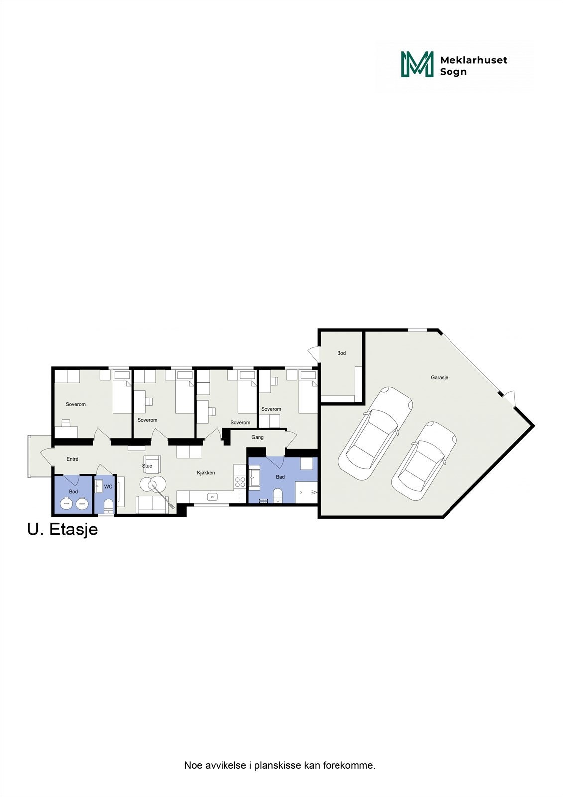 Planteikning 2D Underetg. Galleribilde