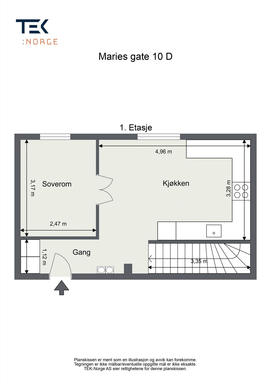 Plantegning 1. etasje. Galleribilde