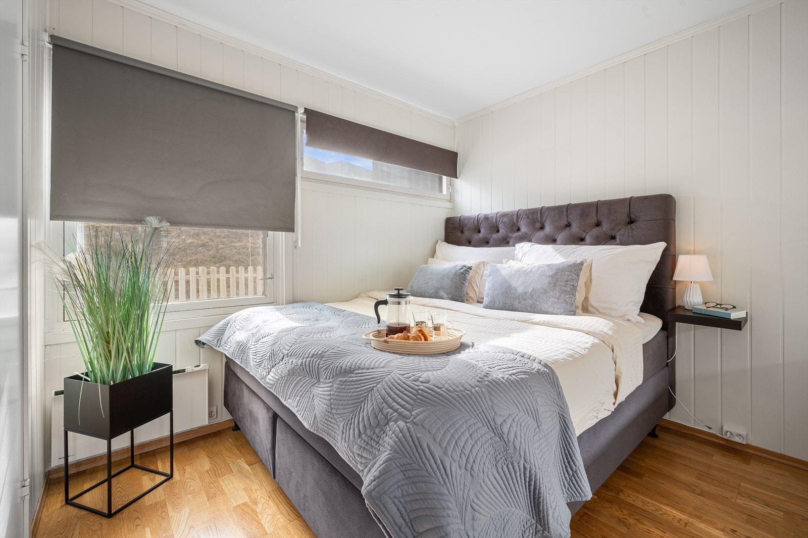 Soverom på 9m² med god plass til ønsket sengestørrelse. Galleribilde