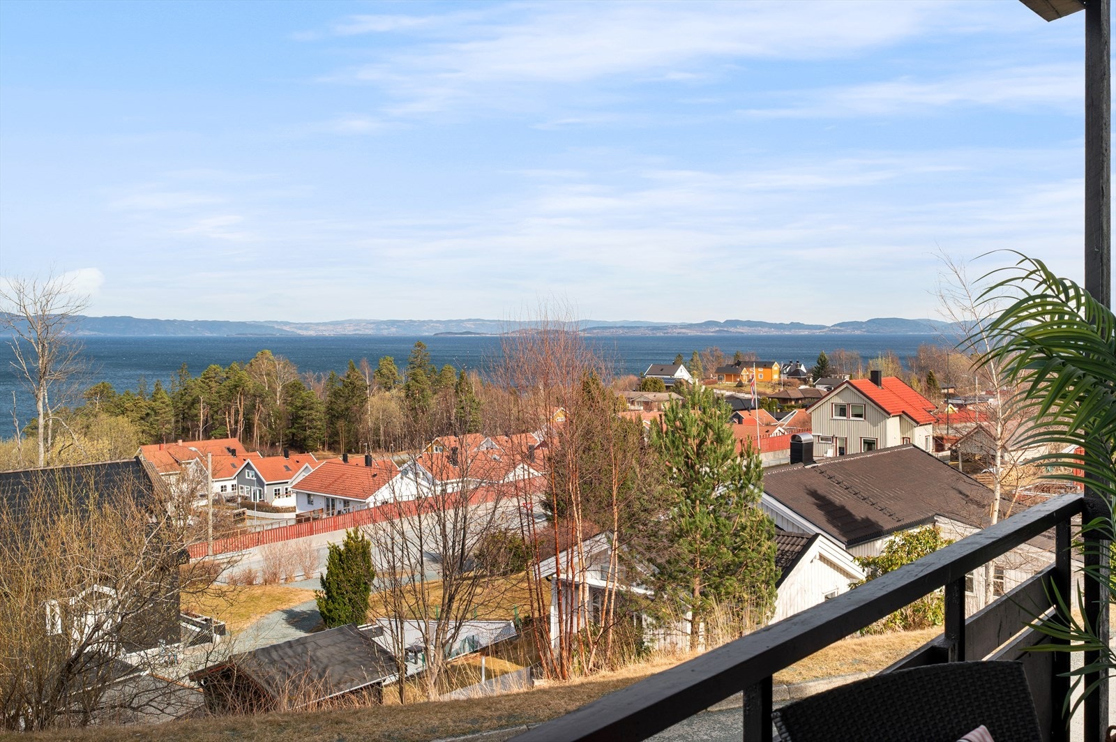 Fantastisk utsikt utover Trondheimsfjorden. Galleribilde
