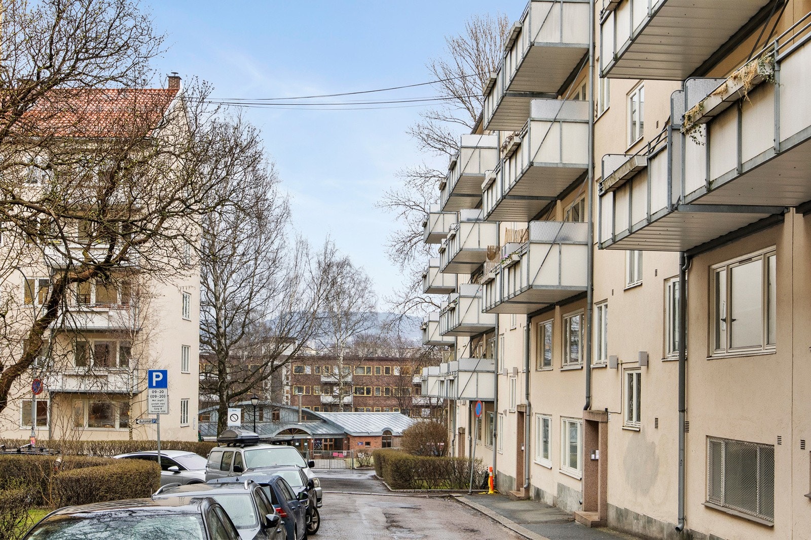 Fasade med inngangsparti Galleribilde