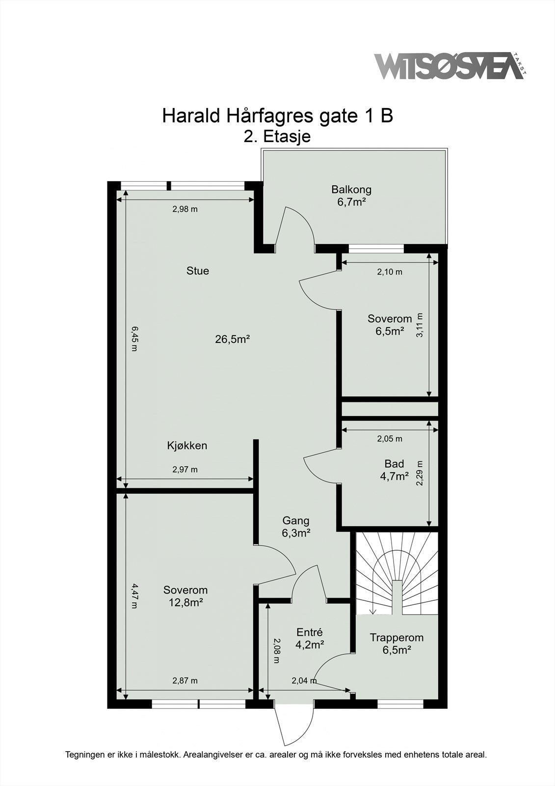 Planskisse 2. etasje Galleribilde