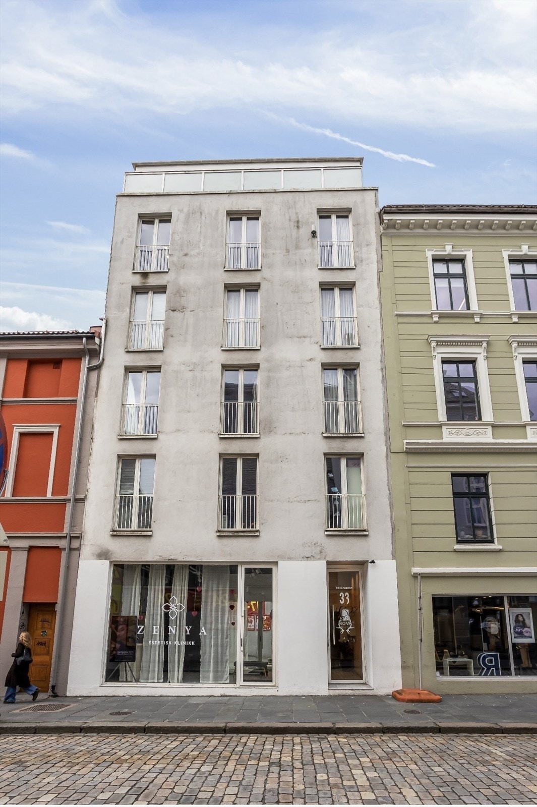 Byggets fasade. Galleribilde
