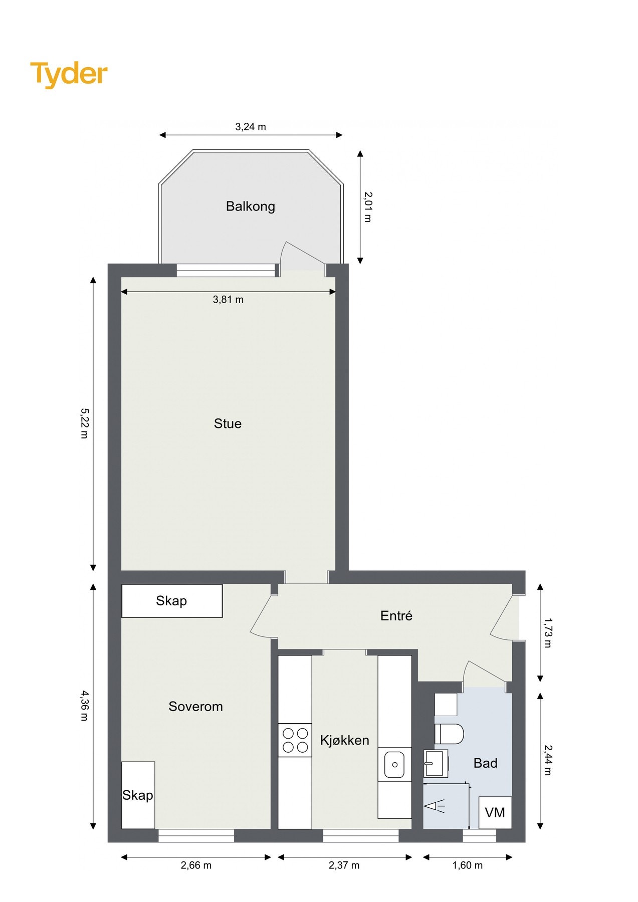 Plantegning Galleribilde