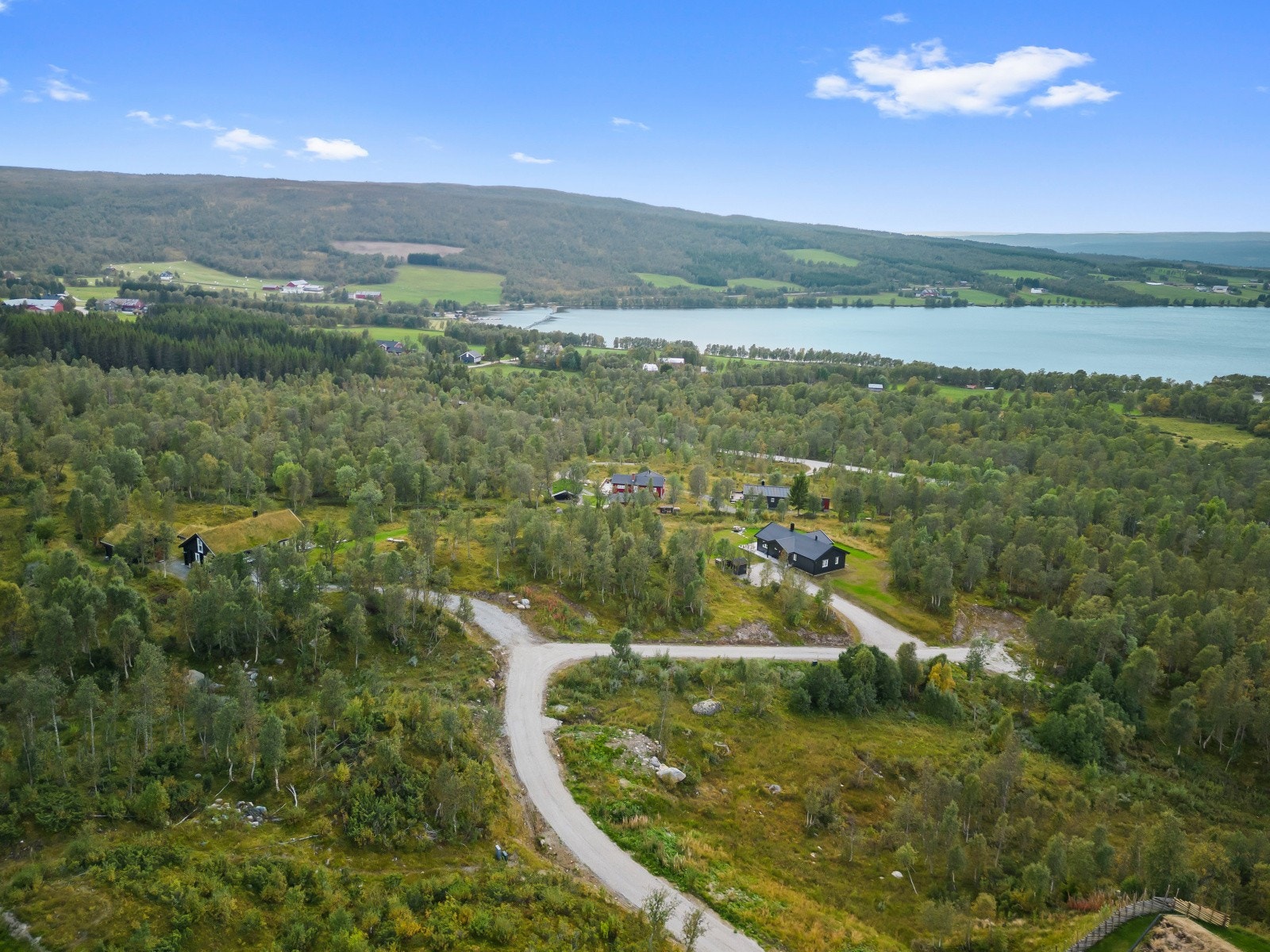 Ikke langt fra feltet er det oppkjørte skiløyper hele vinteren. Galleribilde