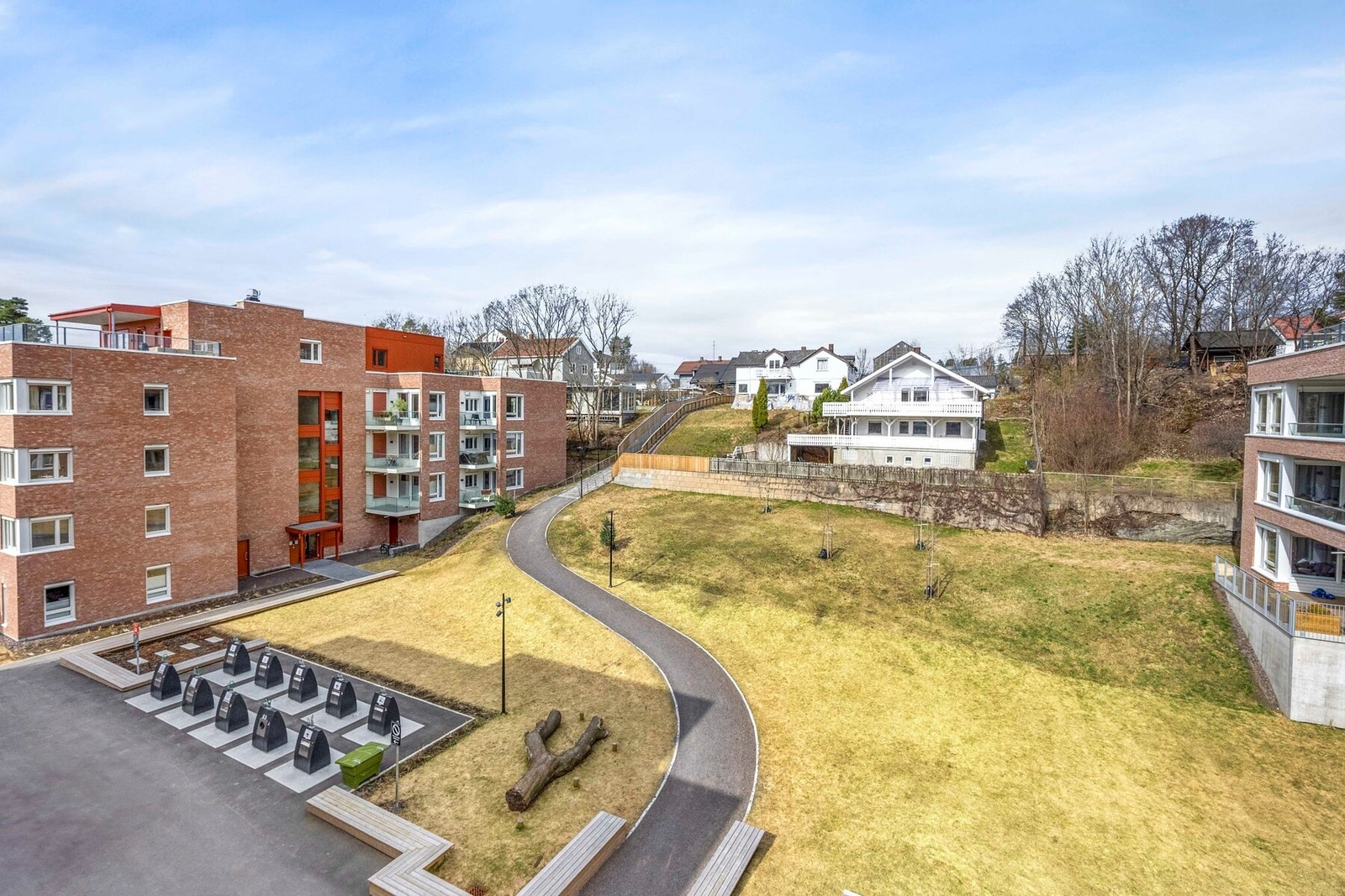 Utsikt fra terrassen. Galleribilde