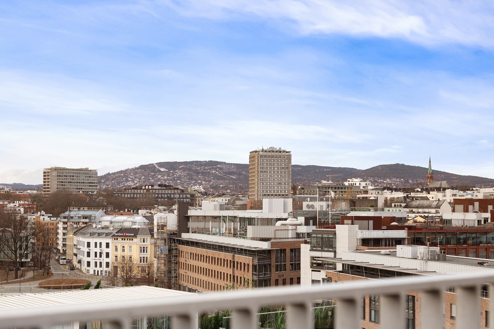Utsikten fra takterrassen Galleribilde