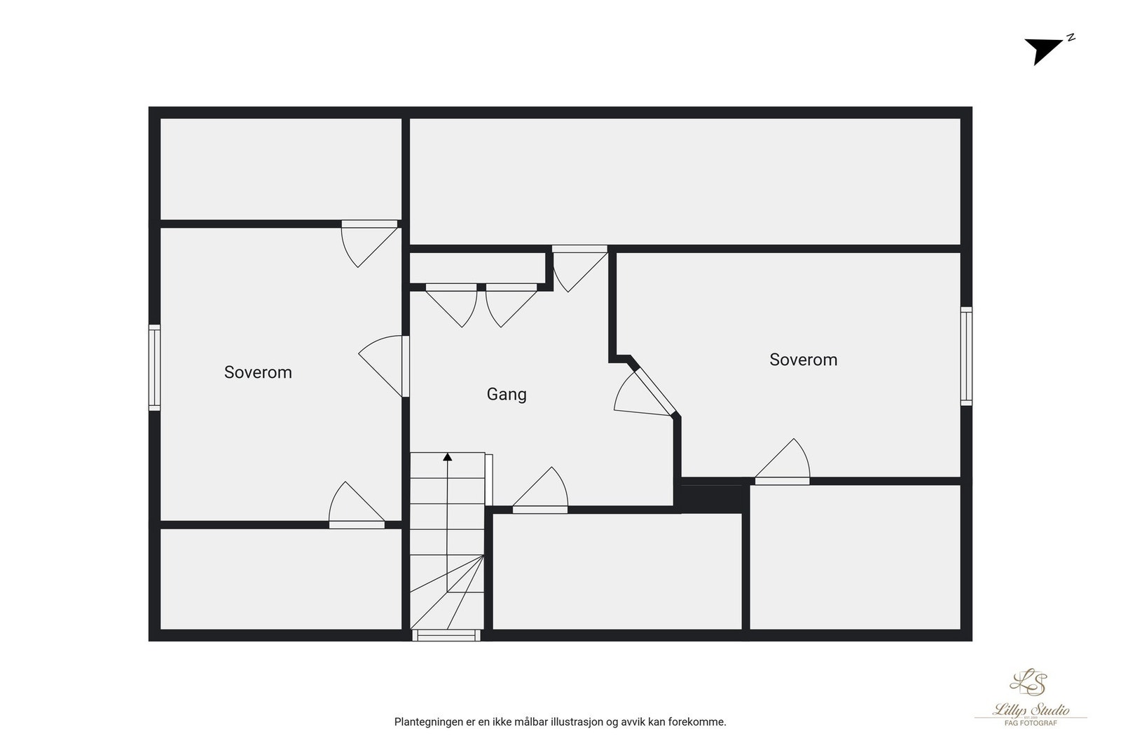 2d plantegning loft. Galleribilde