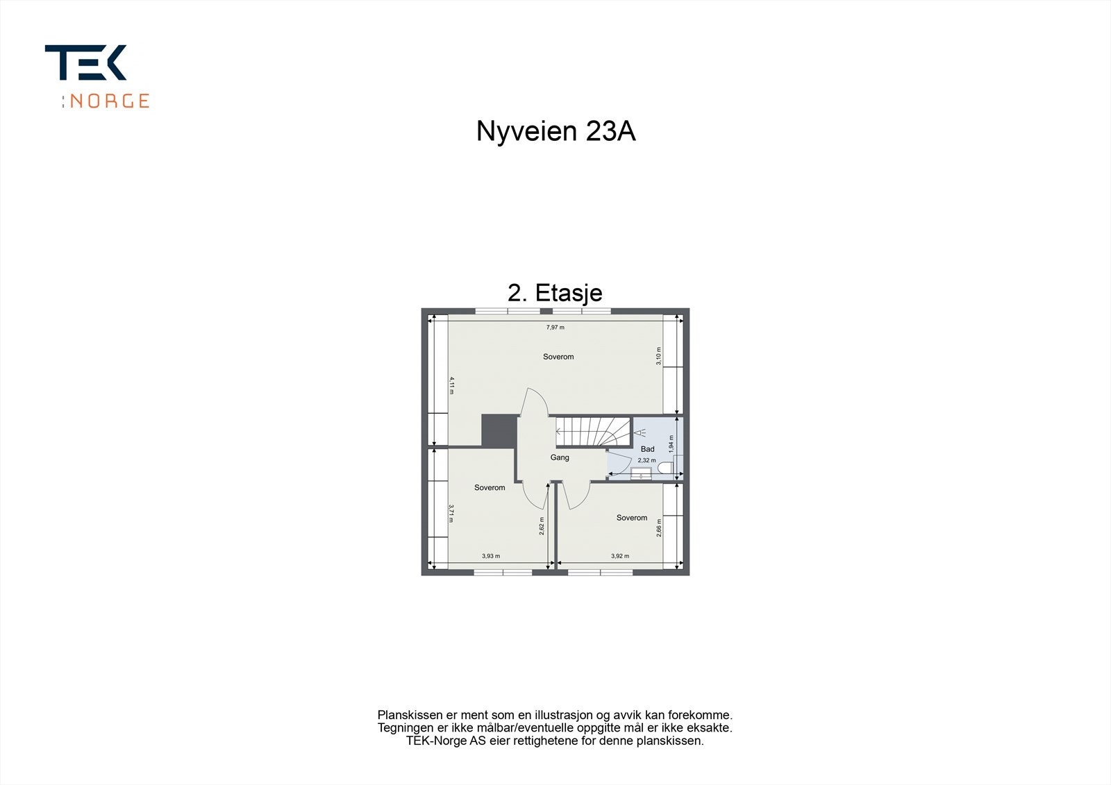 Plantegning 2. Etasje Galleribilde