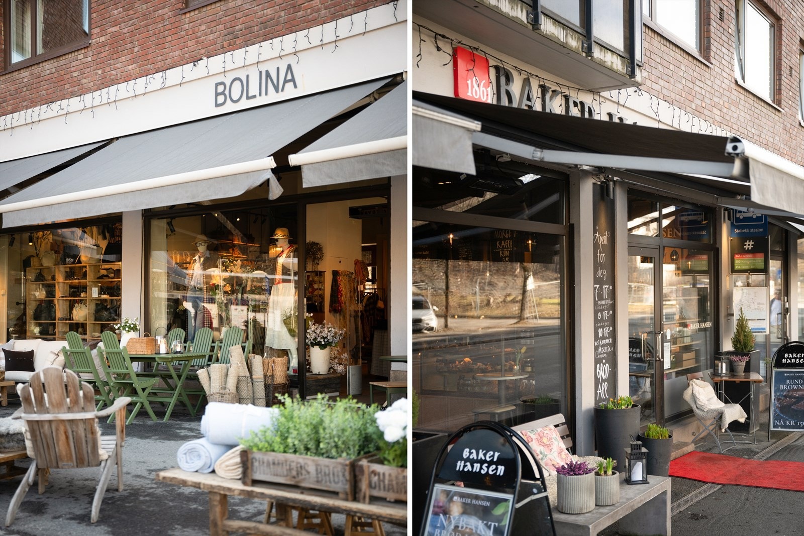 Baker Hansen på Stabekk ligger et kort steg fra boligen Galleribilde