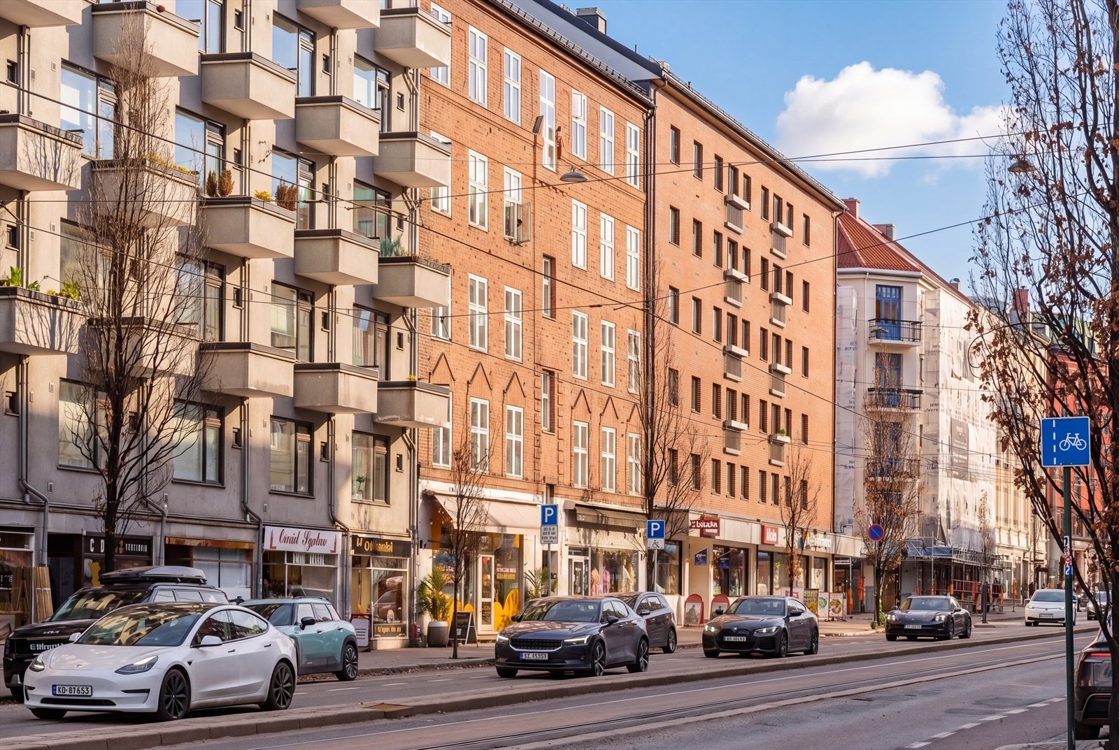 Fasade - Sameiet Kirkeveien 54 består av 13 boligseksjoner og 2 næringsseksjoner Galleribilde